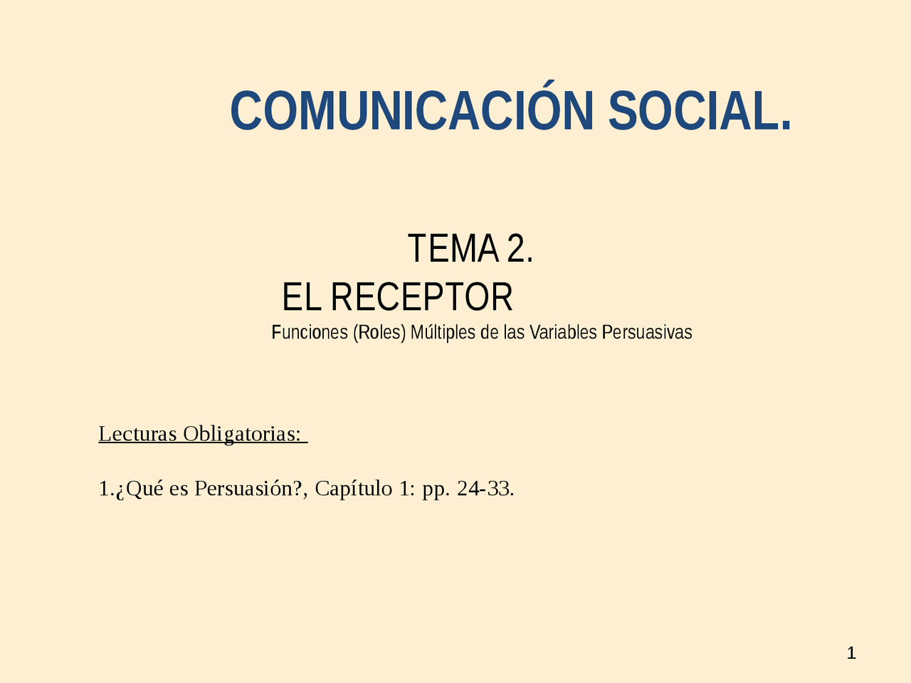 El receptor - Apuntes de Psicología - Docsity