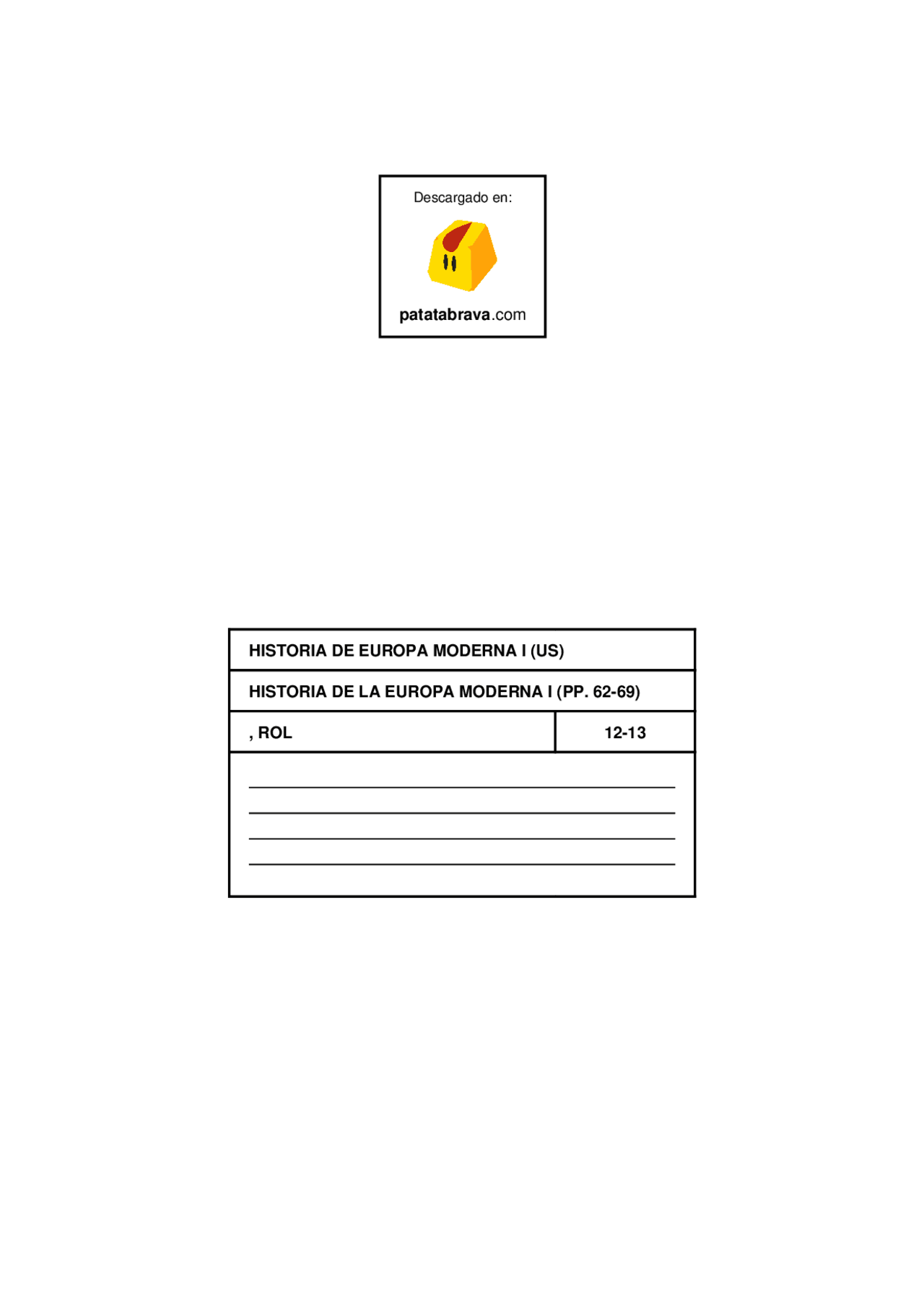 Crisis de la conciencia europea Apuntes de Historia Europea Docsity