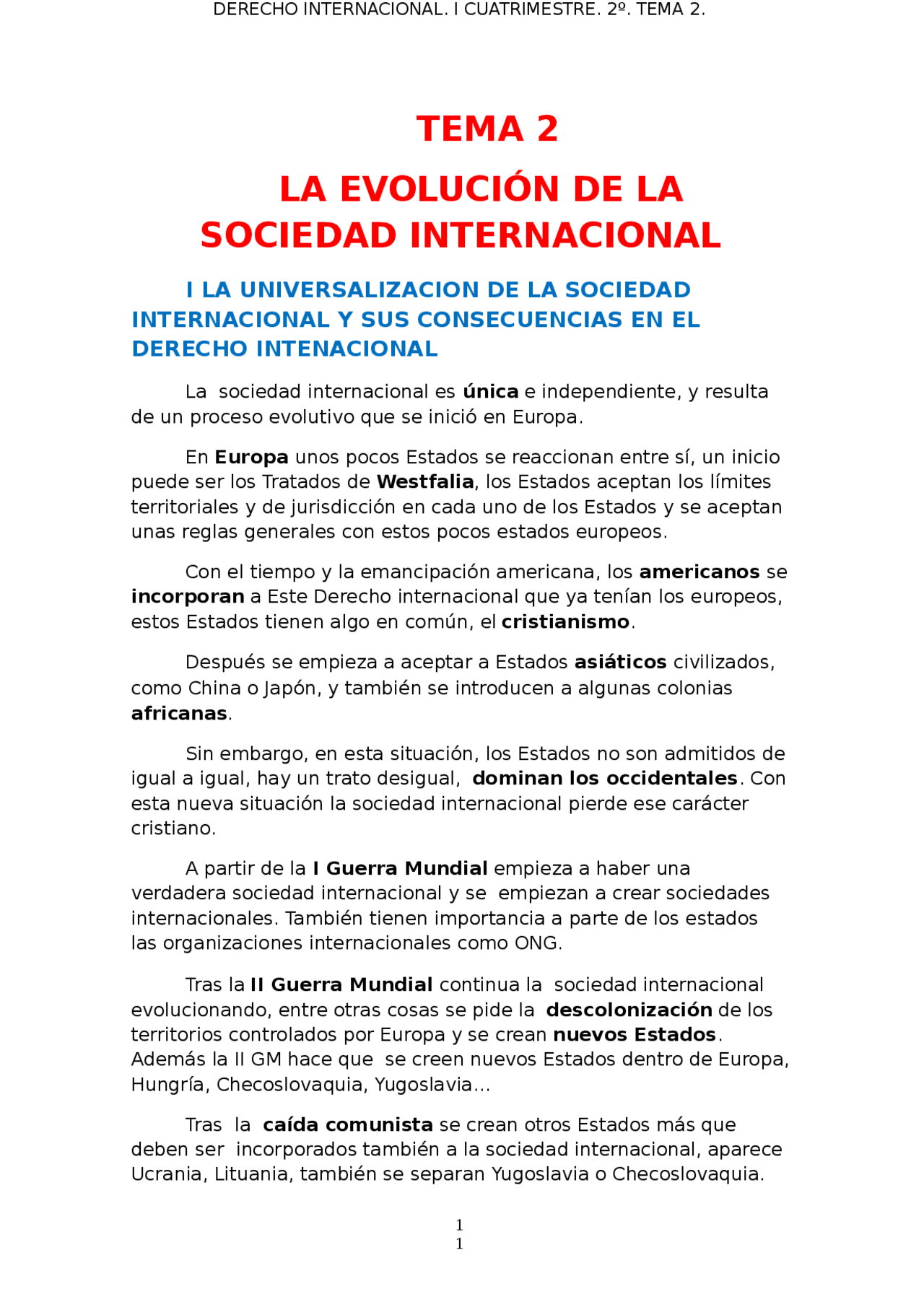 Internacional publico tema 2 - Apuntes de Derecho Internacional Público ...