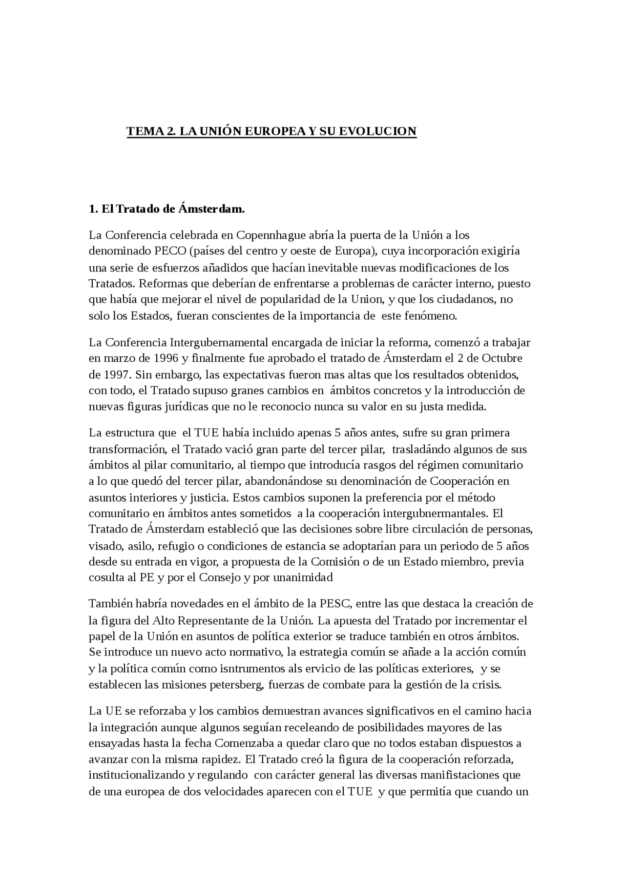 TEMA 2. LA UNIÓN EUROPEA Y SU EVOLUCION1. E - Apuntes de Derecho Romano ...