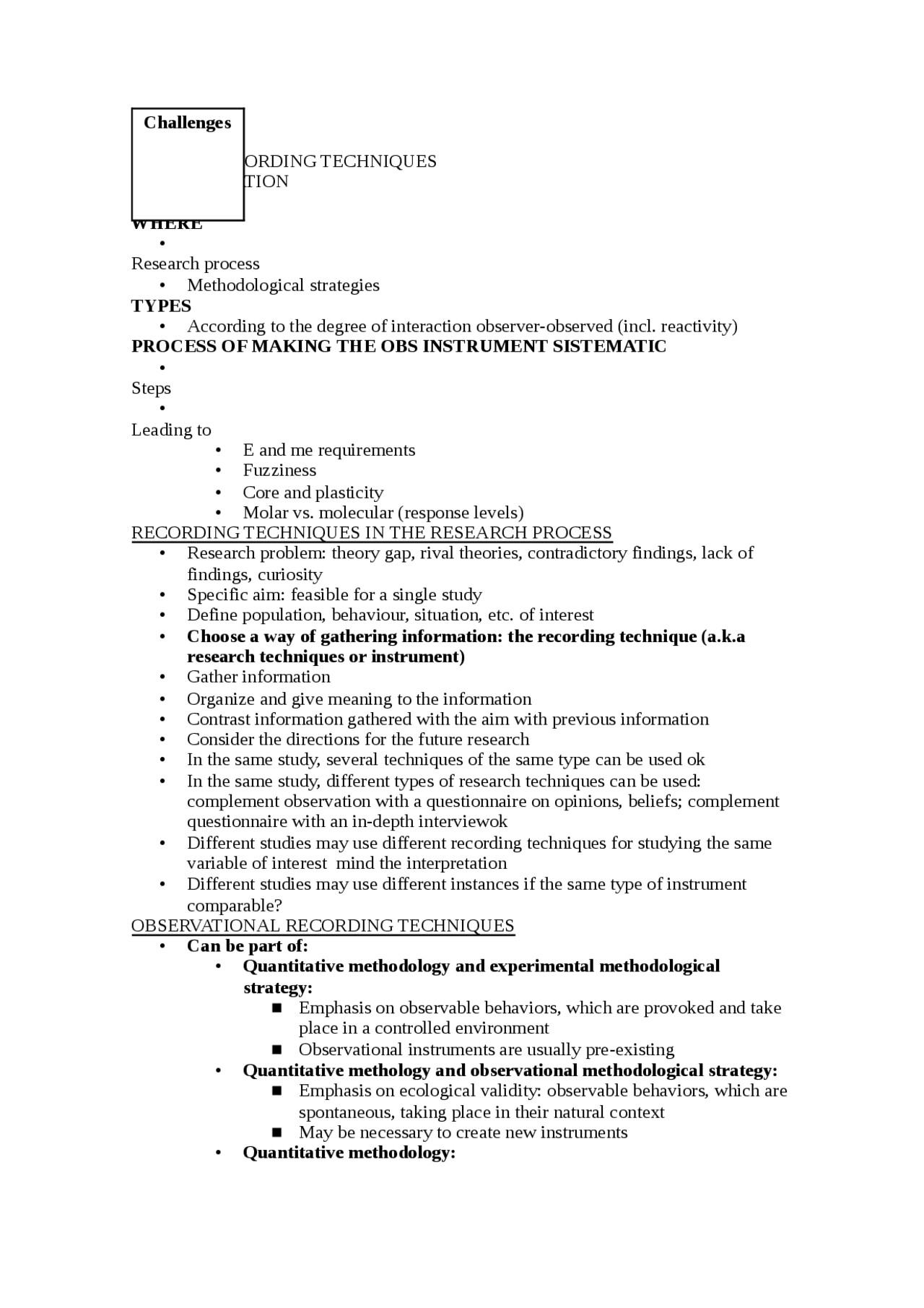 UNIT 3 TOPIC 3. RECORDING TECHNIQUES 1.OBSERVATION WHERE - Apuntes de ...