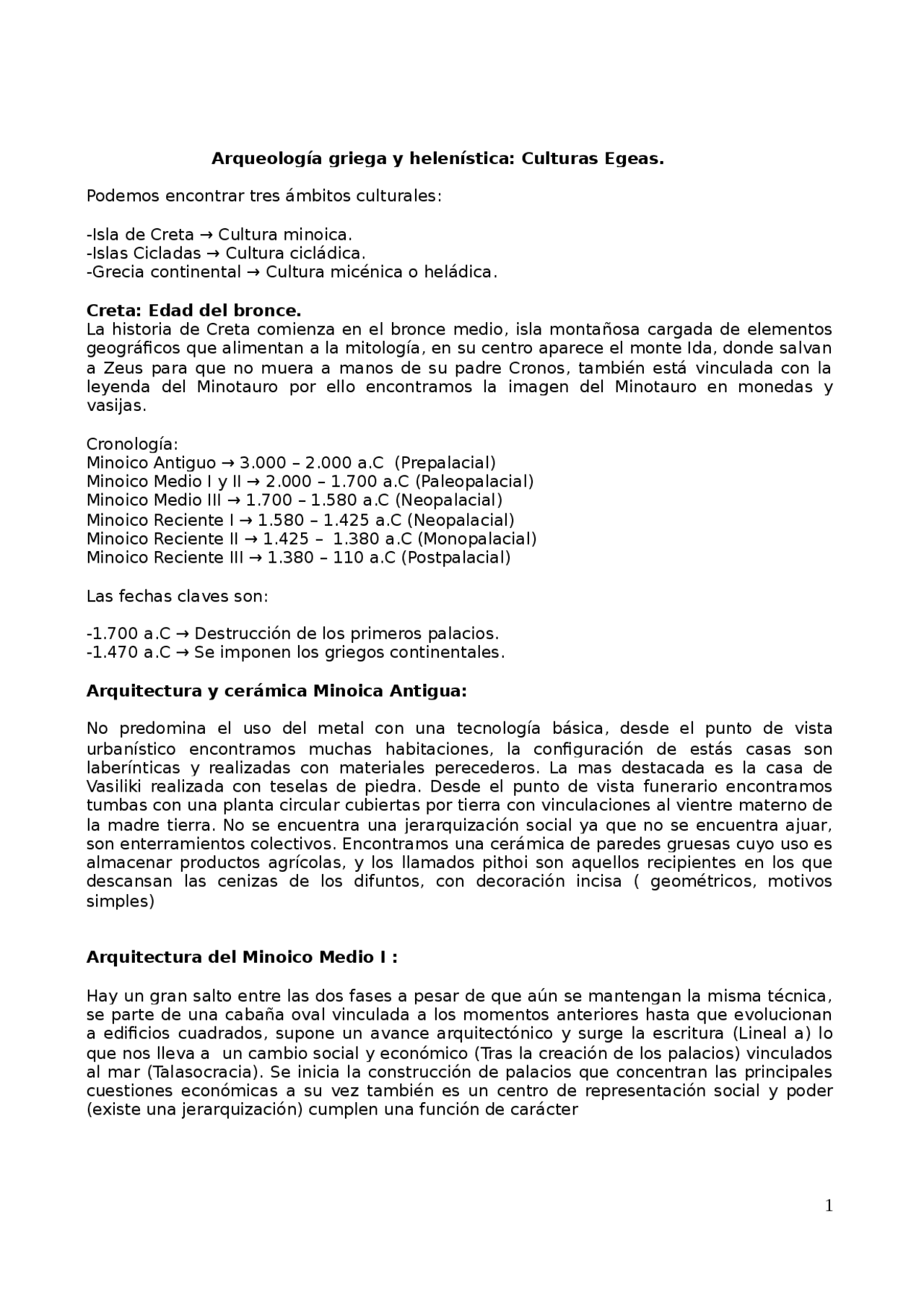 Apuntes Arqueologia Griega Y Helenistica Ejercicios De Arqueologia Docsity