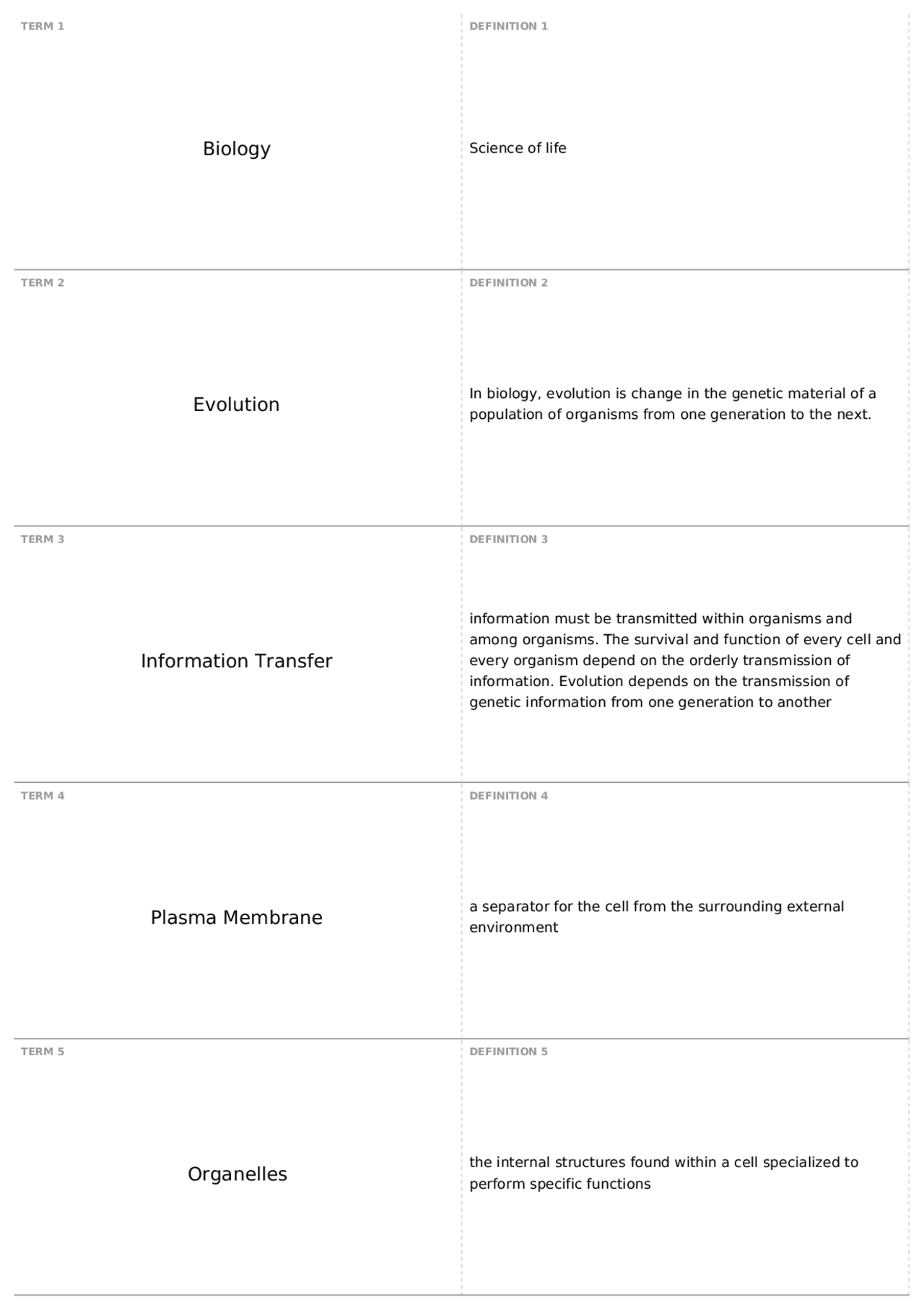 Chapter 1 | BIO 121 - General Biology I | Quizzes Biology | Docsity