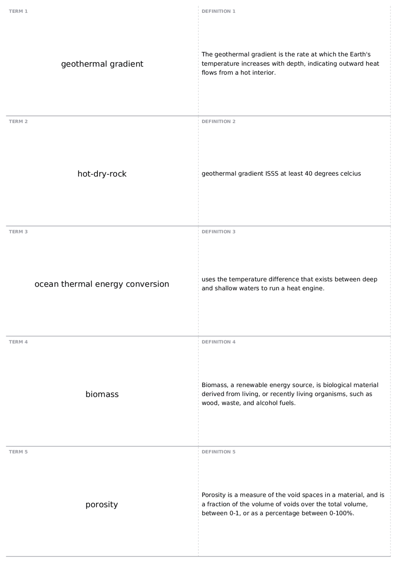 Final GEOSCI 106 Environmental Geology Quizzes Environmental