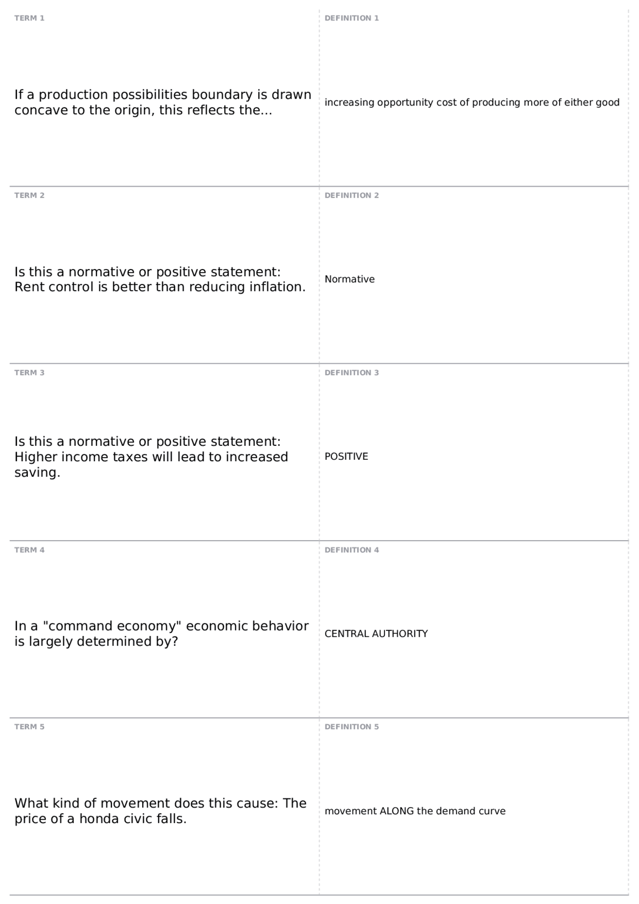 Econ 206 | ECON 206 - Introduction to Microeconomics - Docsity