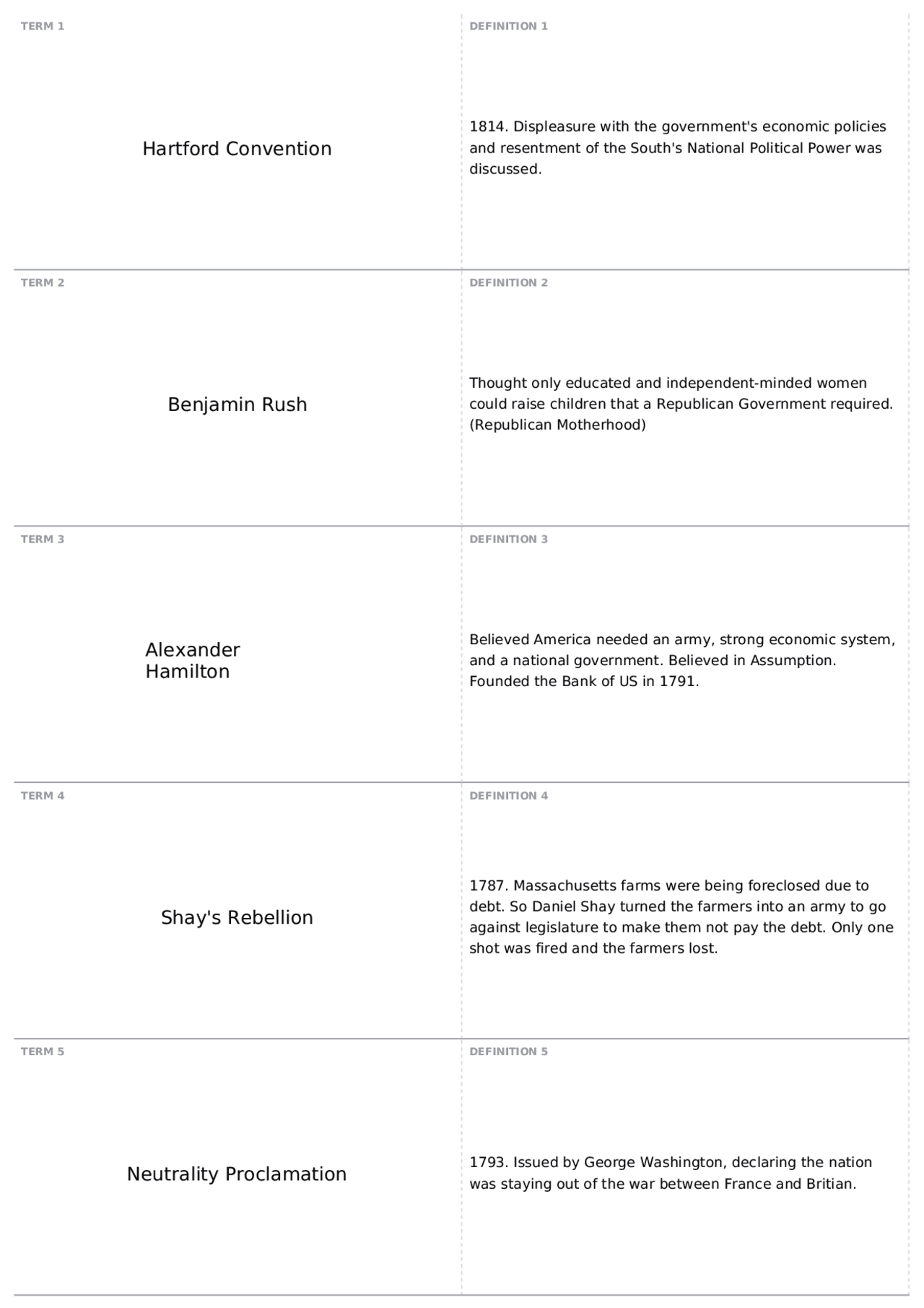 Exam 2 | HIS 108 - HIST OF U.S. THRU 1865 | Quizzes World History - Docsity