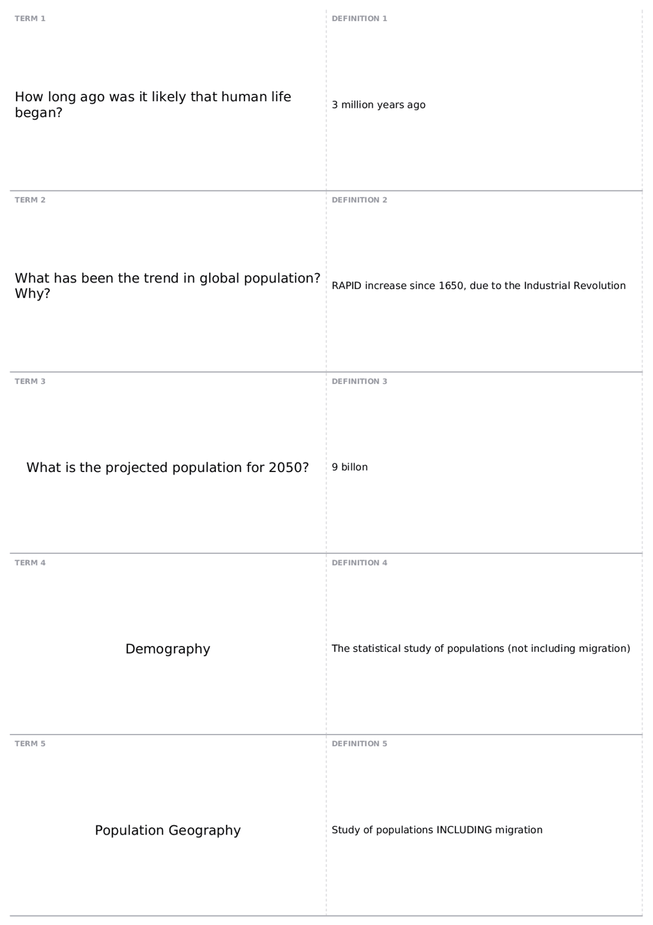 Contemp Problems Exam 1 Lecture 4: Human Population I | GEOG 210 - Contemp Social & Env ...
