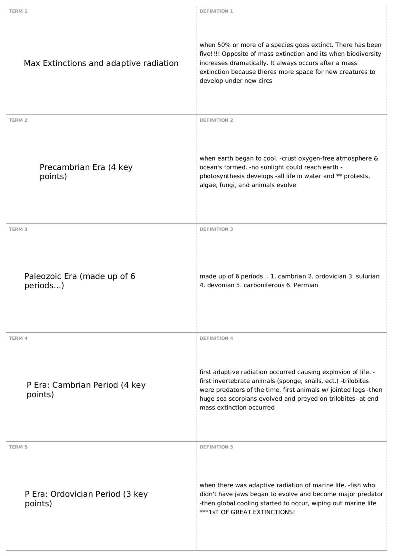 Test 3, part 2 | BIO 103 - BASIC IDEAS OF BIOLOGY - Docsity
