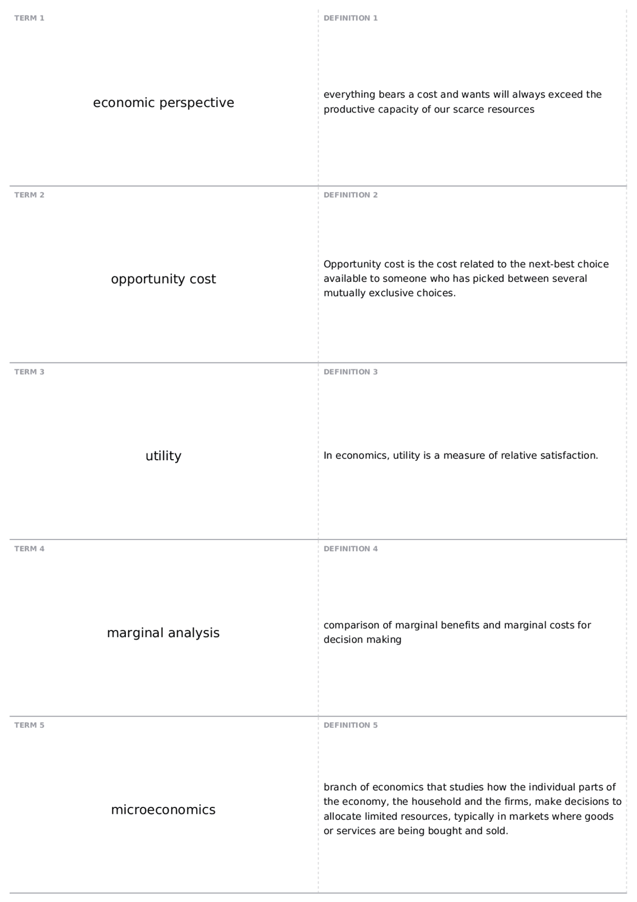 Exam 1: Chapter 1 | ECON 151 - Introduction to Microeconomics: Prices ...