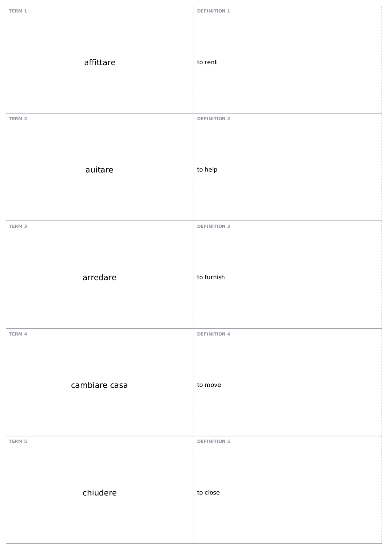 Capitulo 6 percorsi iii italian 101 elementary docsity