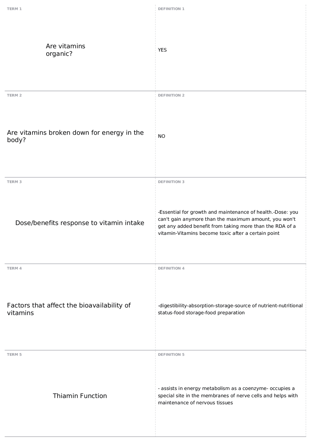 Exam 4 Flashcards | NTR 306 - FUNDAMENTALS OF NUTRITION - Docsity