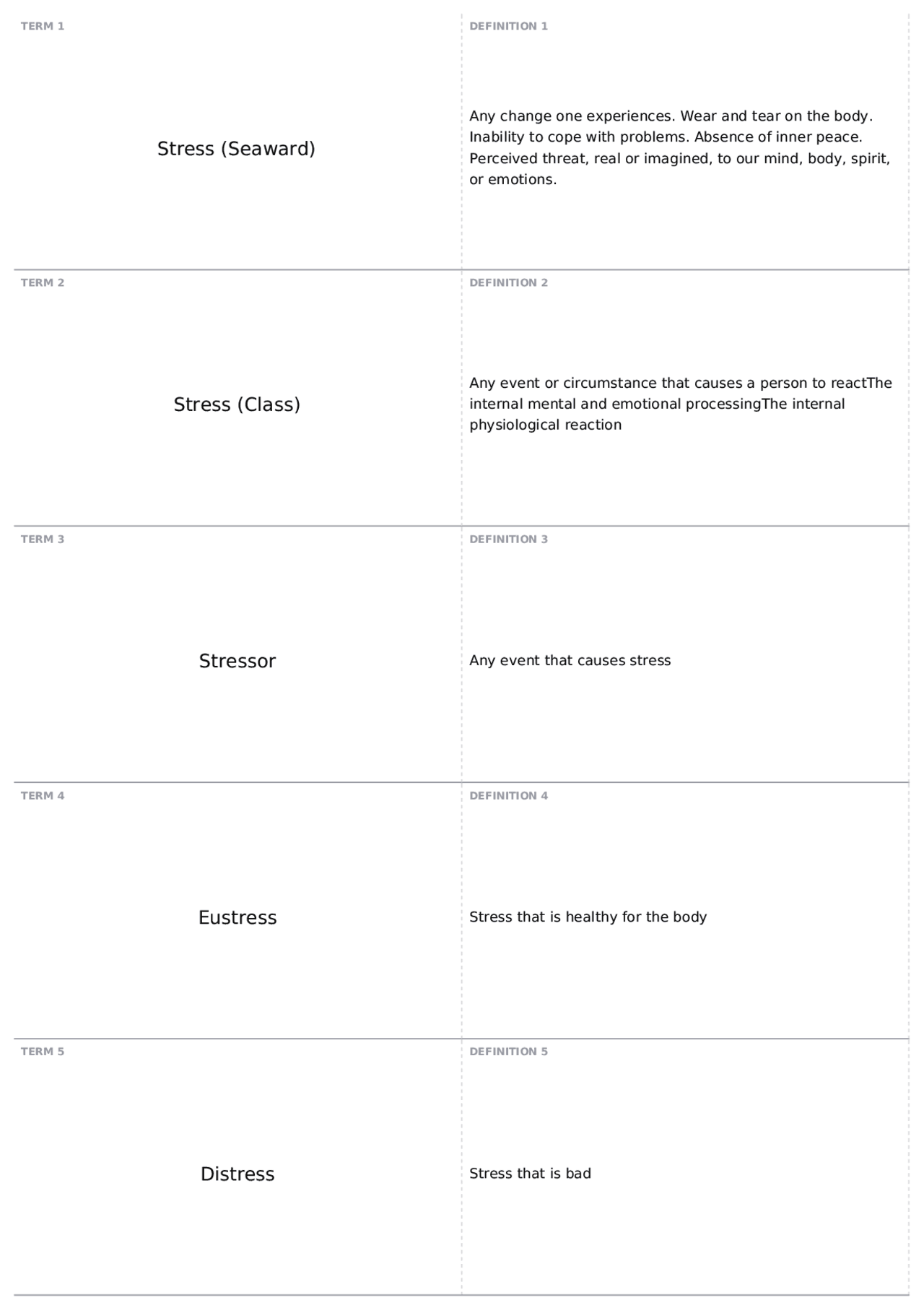 Exam 1 Psy 215 Stress Management Docsity
