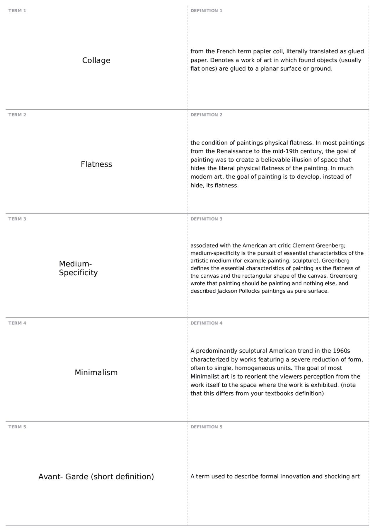 Exam 3 ART 2210 History Of Art Docsity