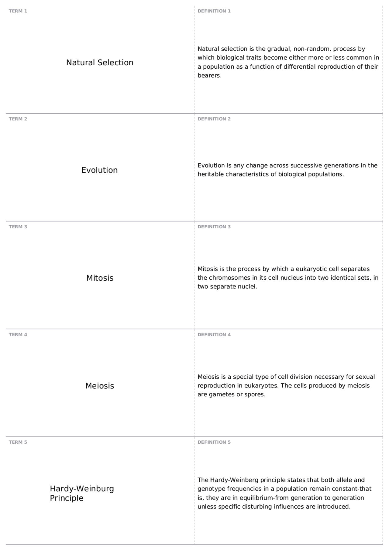 Final | BIOL 1107 - Principles of Biology I - Docsity