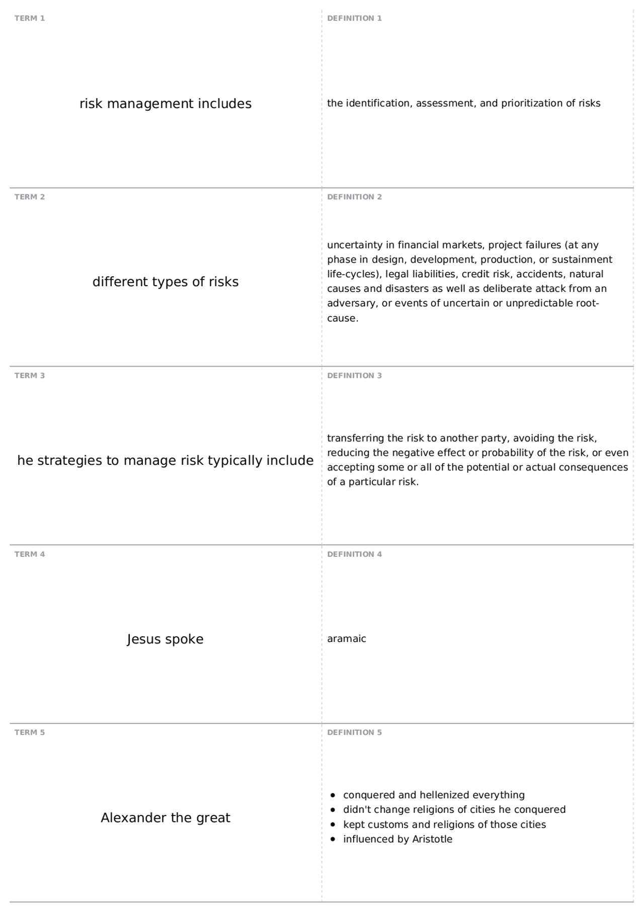 RMI Exam 1 | RMI 3011 - Principles of Insurance - Docsity