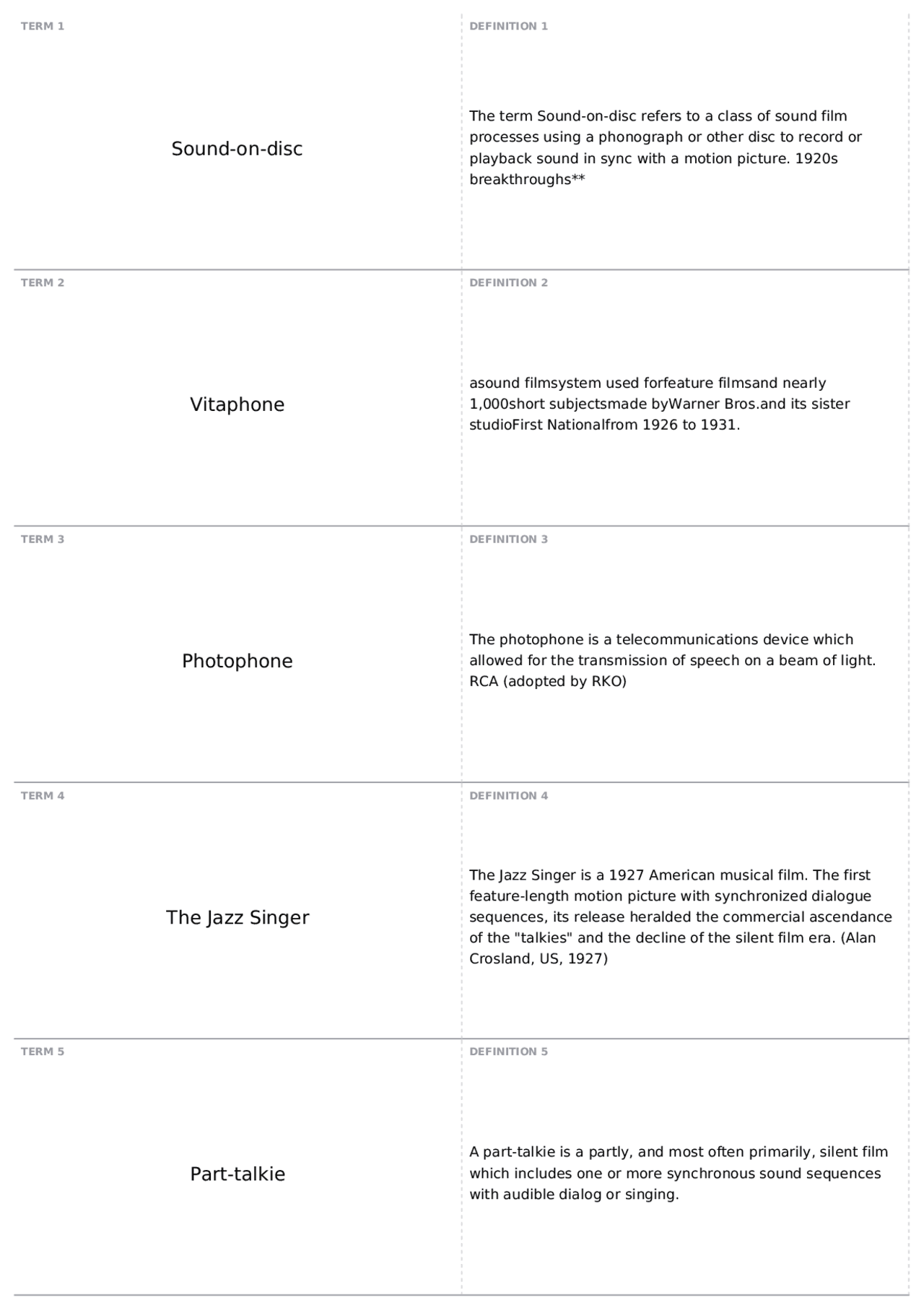 Final Exam Macs 261 Survey Of World Cinema I Docsity