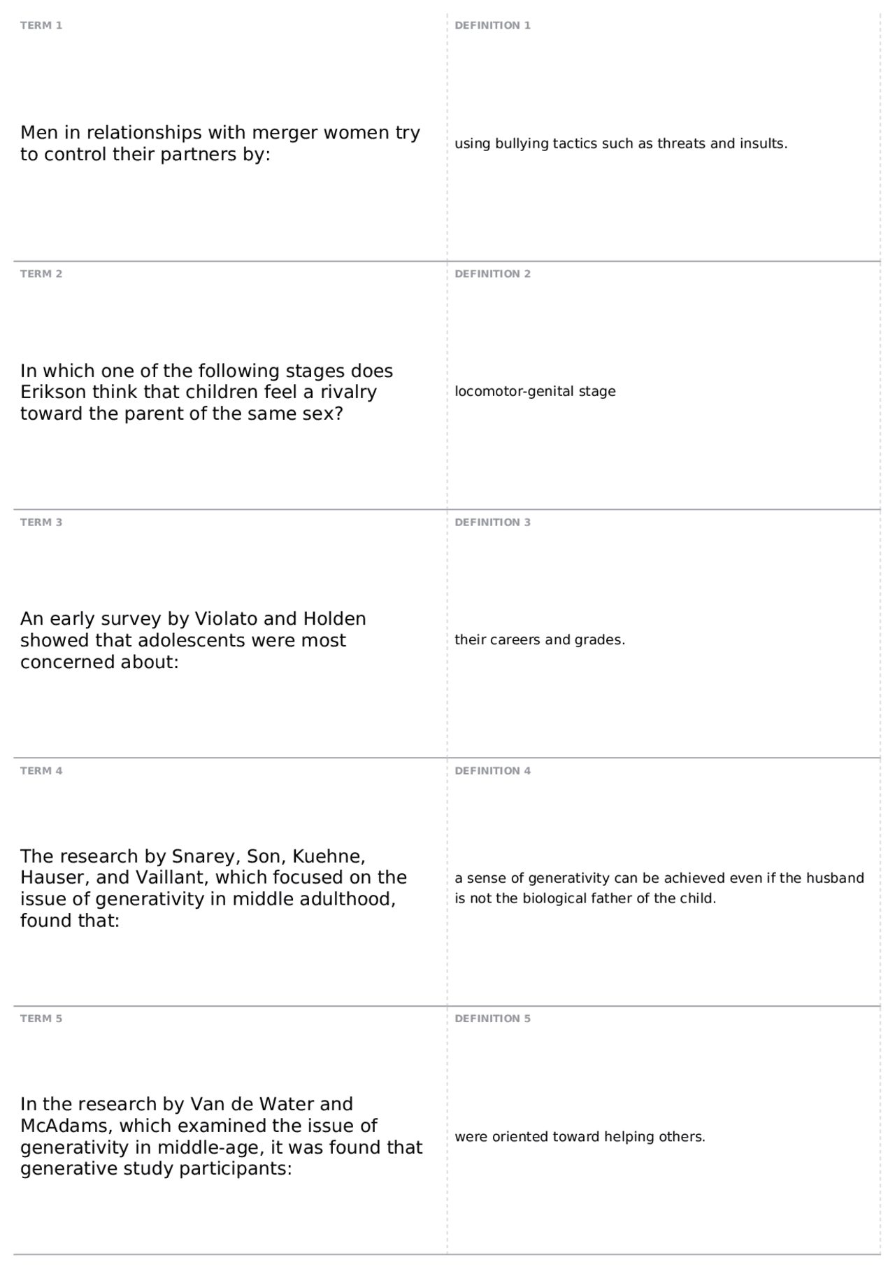 Chapter 6, part 2 | PSY 403 - Psychology of Personality - Docsity