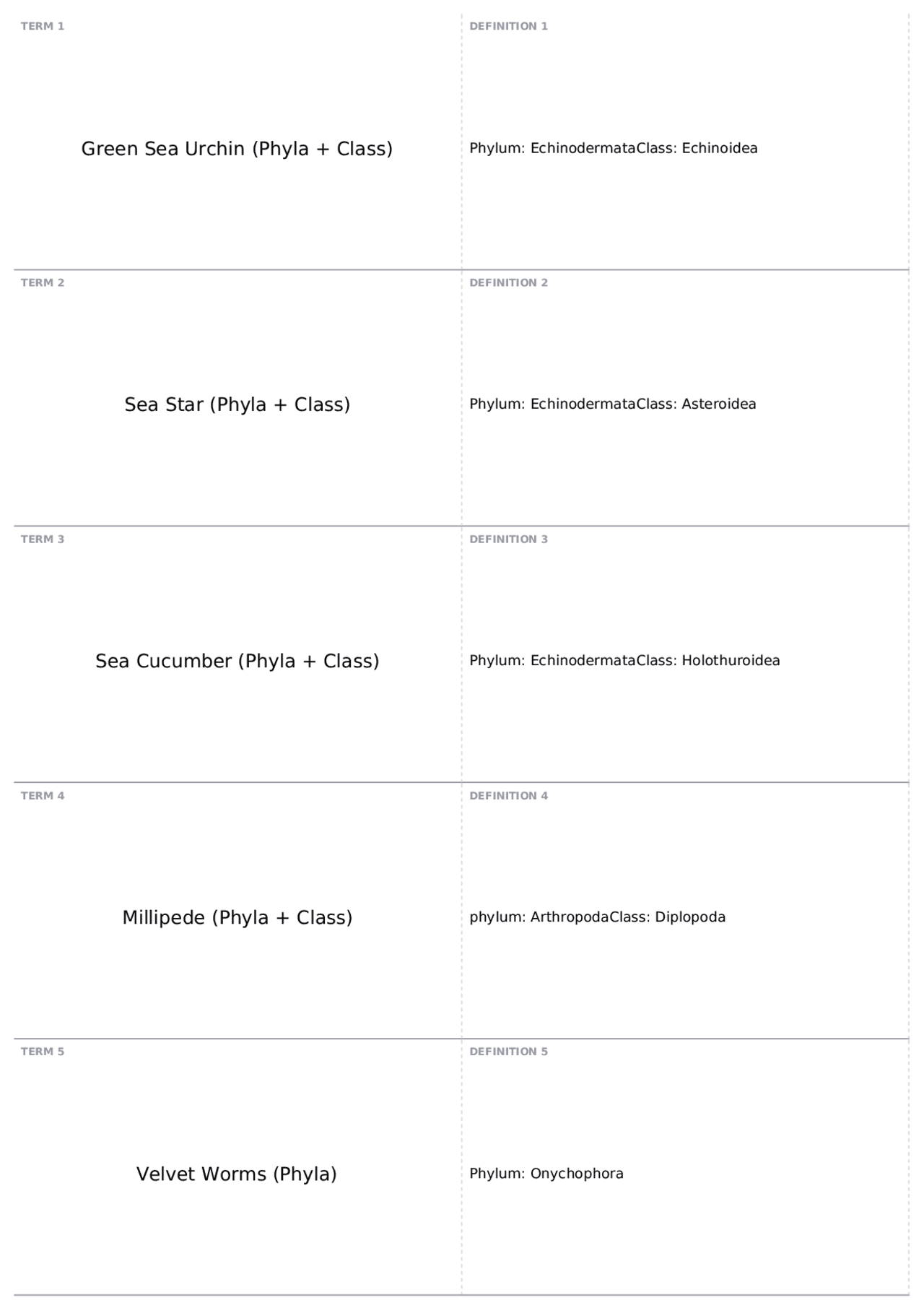 Lab practical 2 BIOL 4454 Invertebrate Zoology Docsity