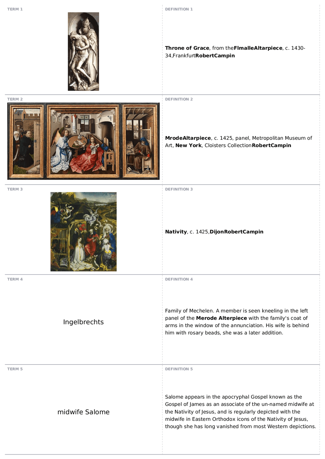 Northern Renaissance Chpts 6-10 | ARTH 3532 - Italian Renaissance Art ...