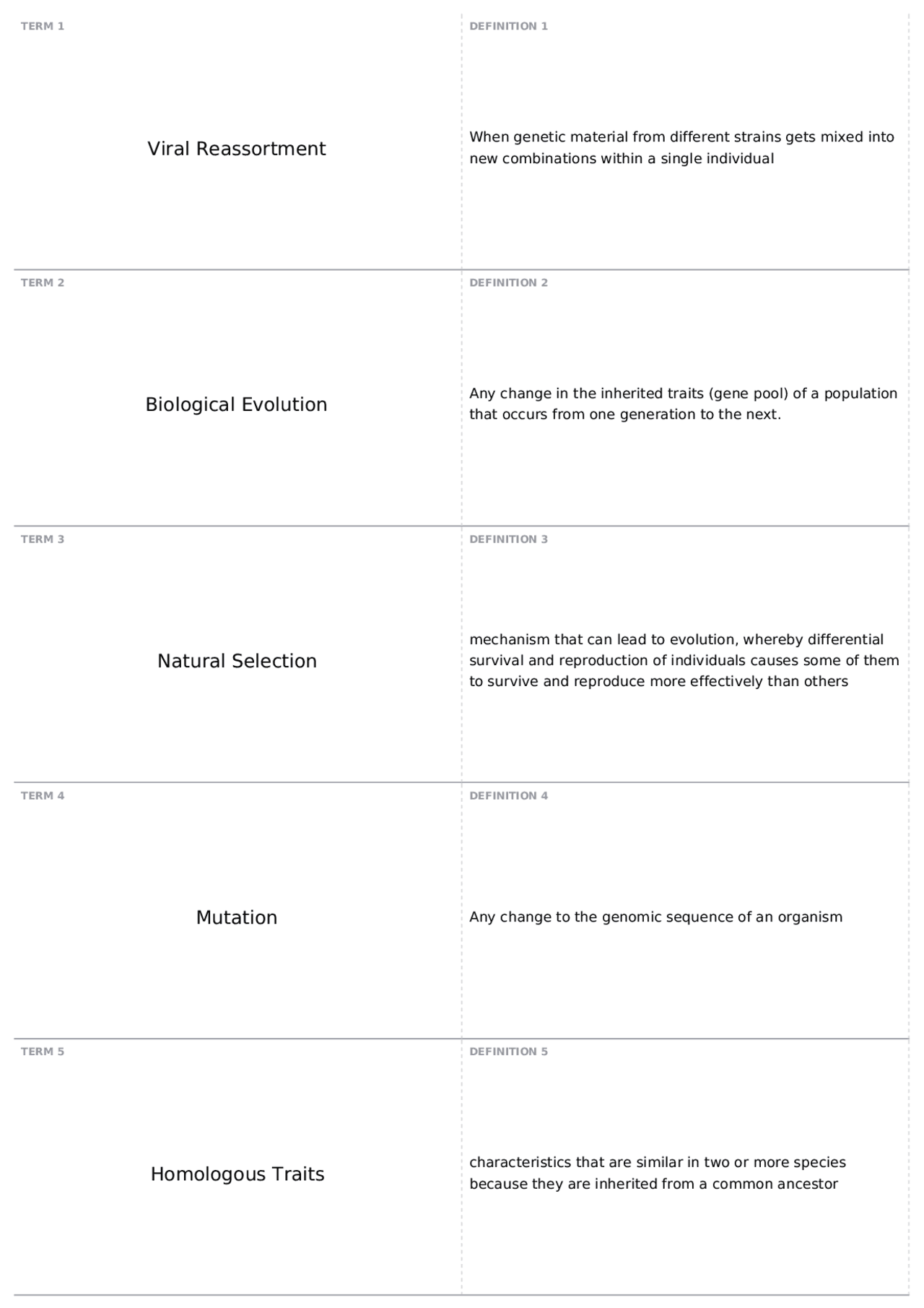 Test 1, part 2 | BIOL 2704 - Evolutionary Biology - Docsity