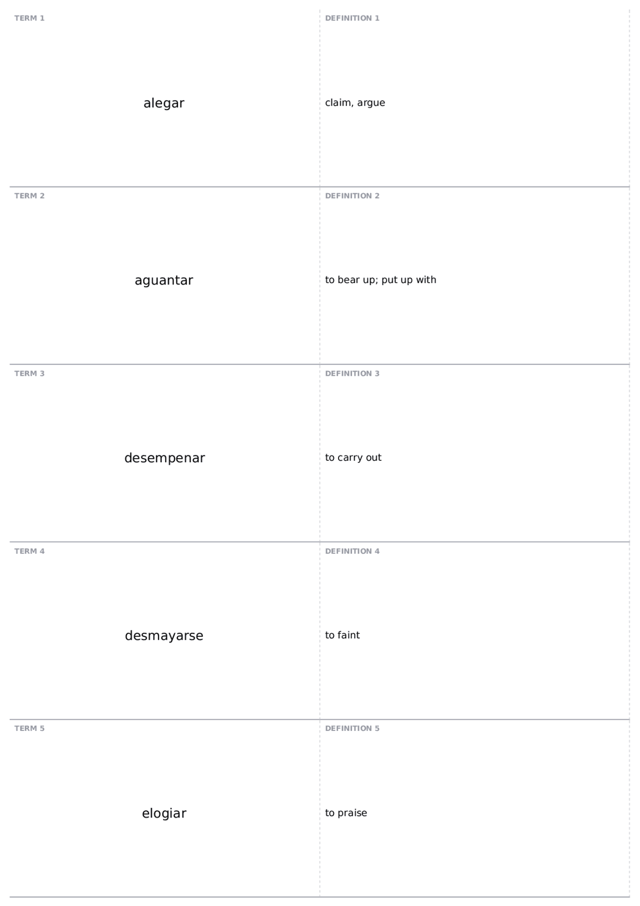 conversational spanish definition