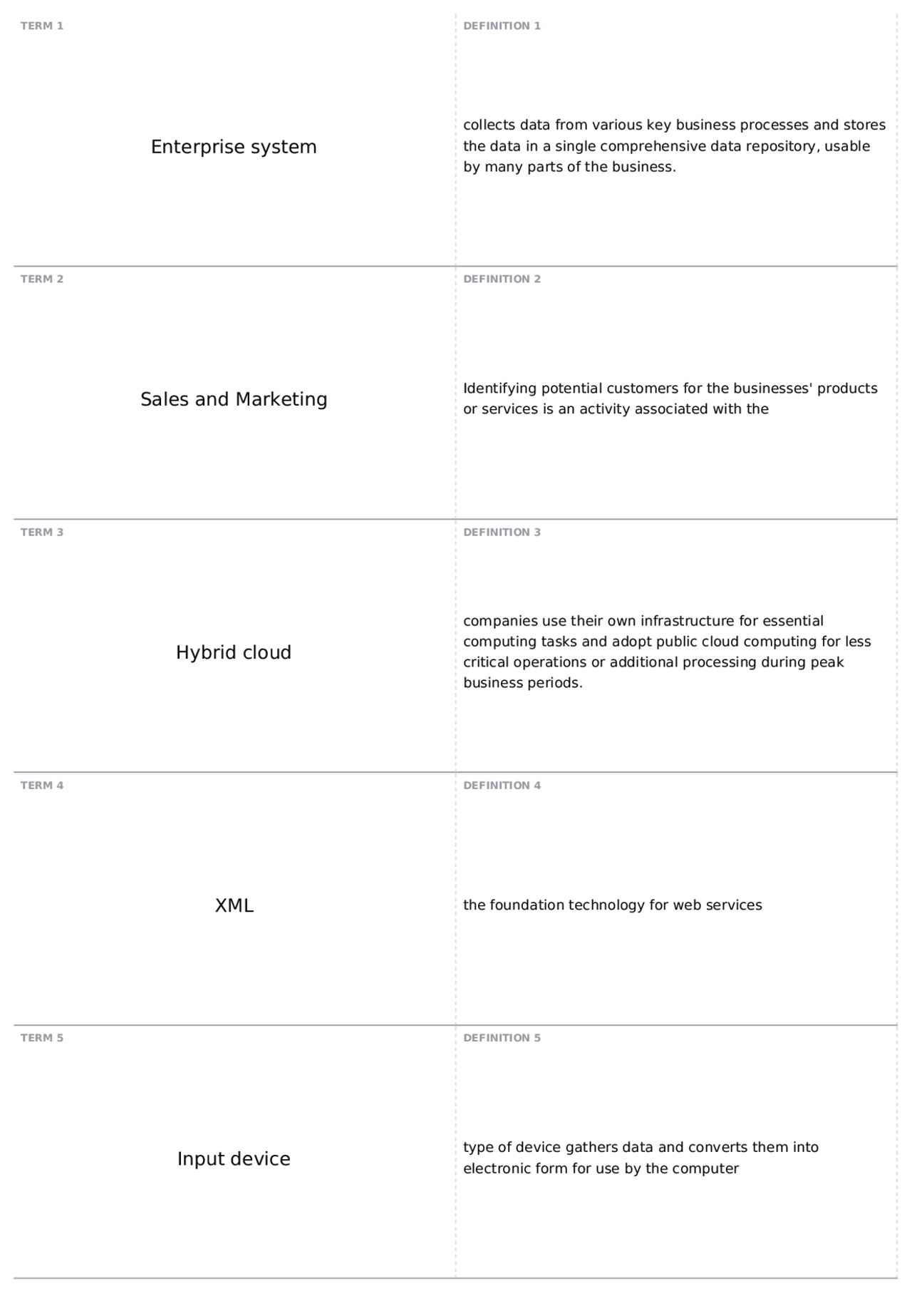 Exam 1 | INFO 3130 - Management Information Systems | Quizzes ...