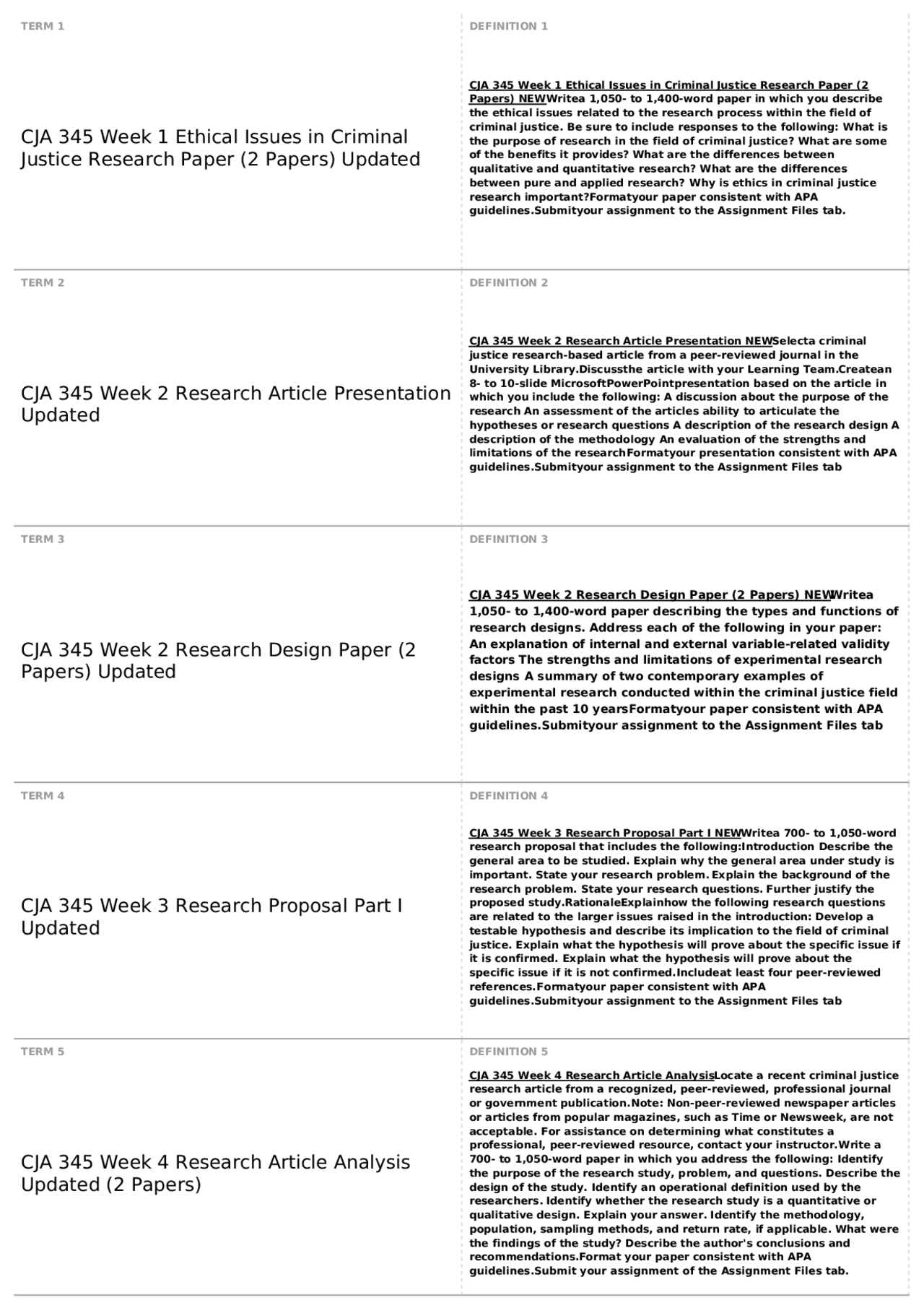 CJA 345 | EDUC - Educational Linguistics - Docsity