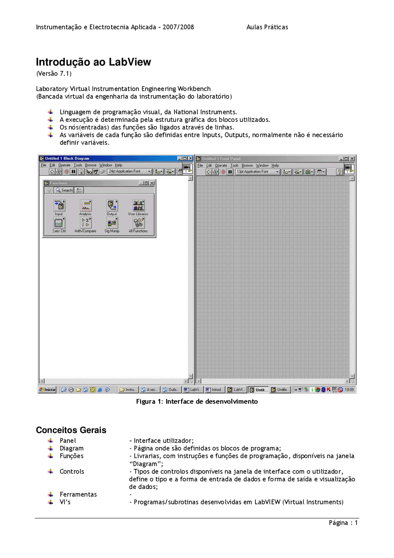 Introdução ao Labview - - - - - - - - | Docsity