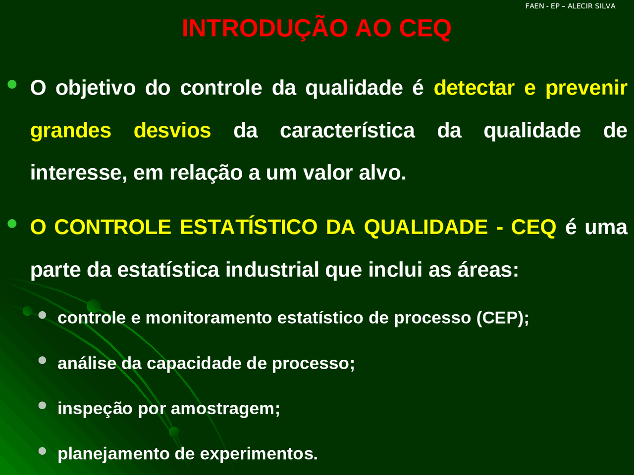 02 Introdução ao CEQ1 - - - - - Docsity