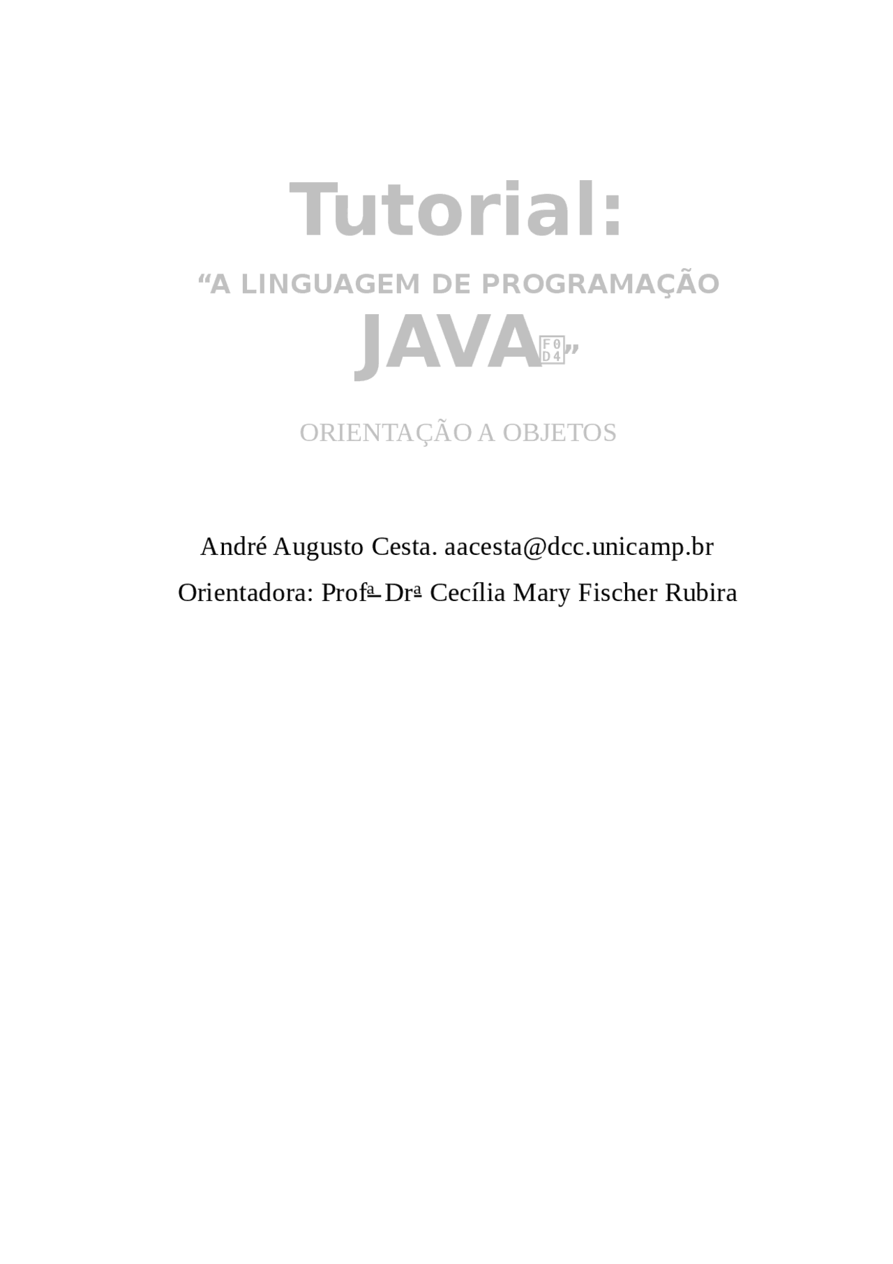 programando em java - programando em java - docsity... Apostila Java - - - - - Docsity