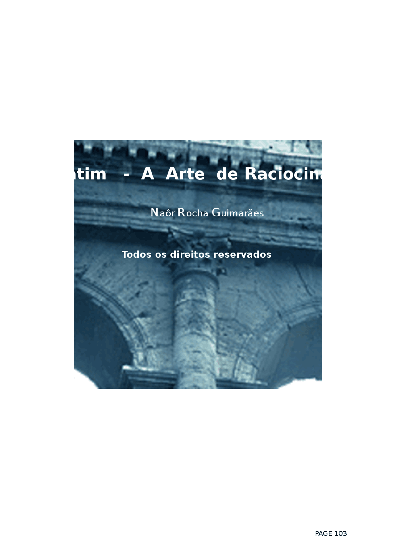 Como é Chamado A Arte De Raciocinar - RETOEDU