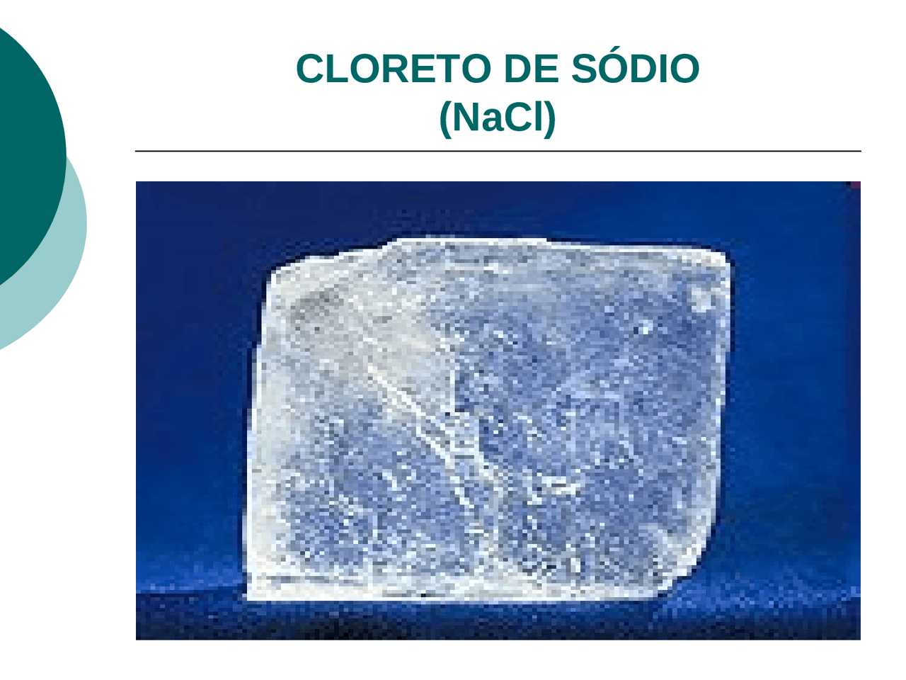 NaCl - Cloreto de Sódio - estrutura,nº de coordenação,geometria ...
