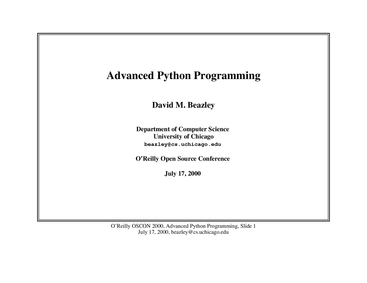 Programação avancada em Python - Como programar em Python - Docsity