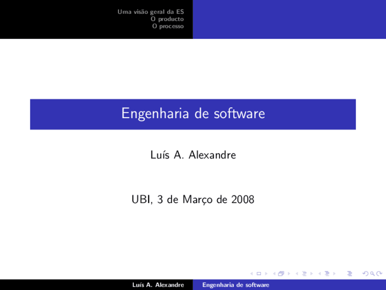 Engenharia de Software - Aula 2 - Engenharia de software Luís A ...