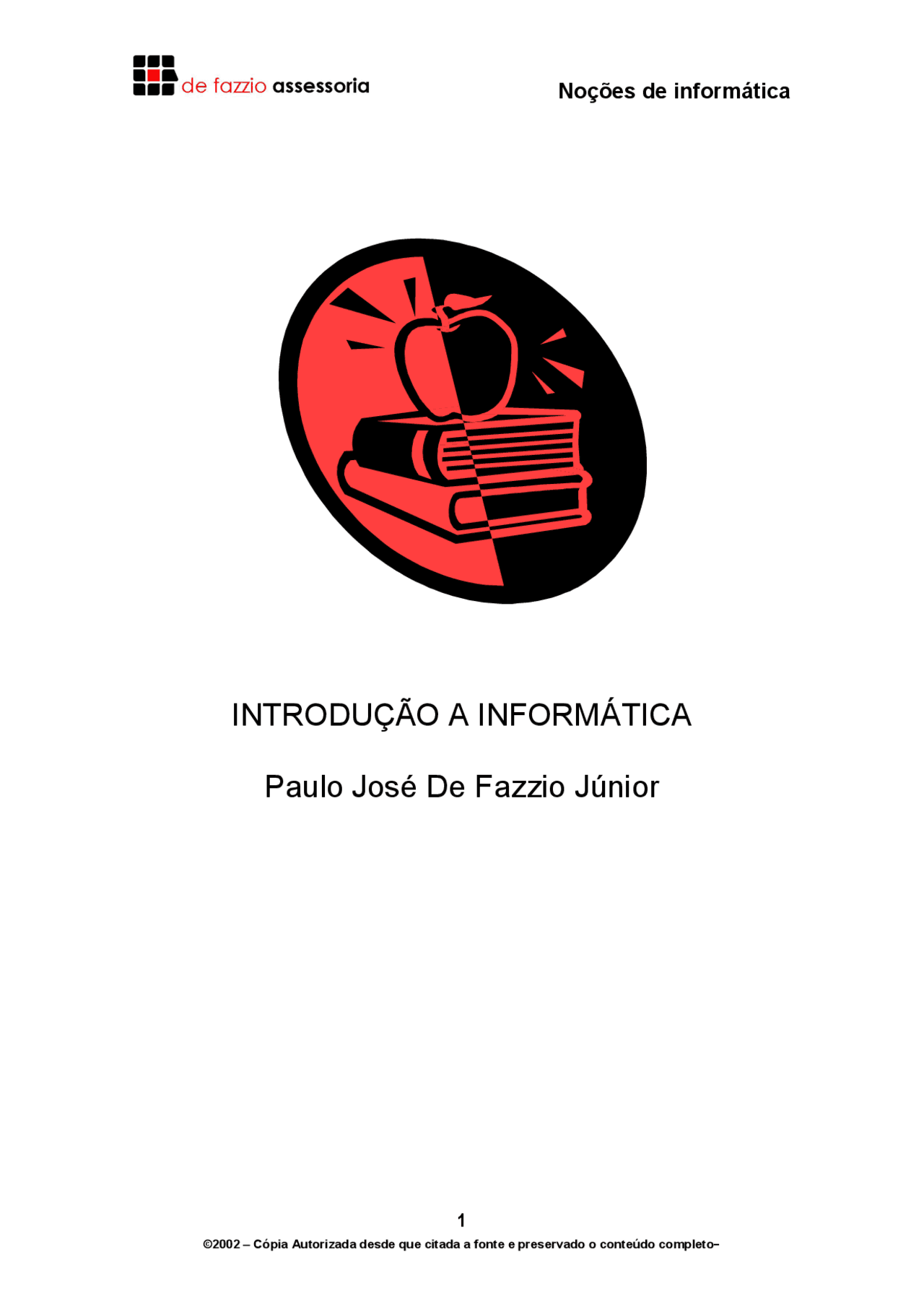 Introdução a informatica - Introdução a informatica.pdf - Docsity