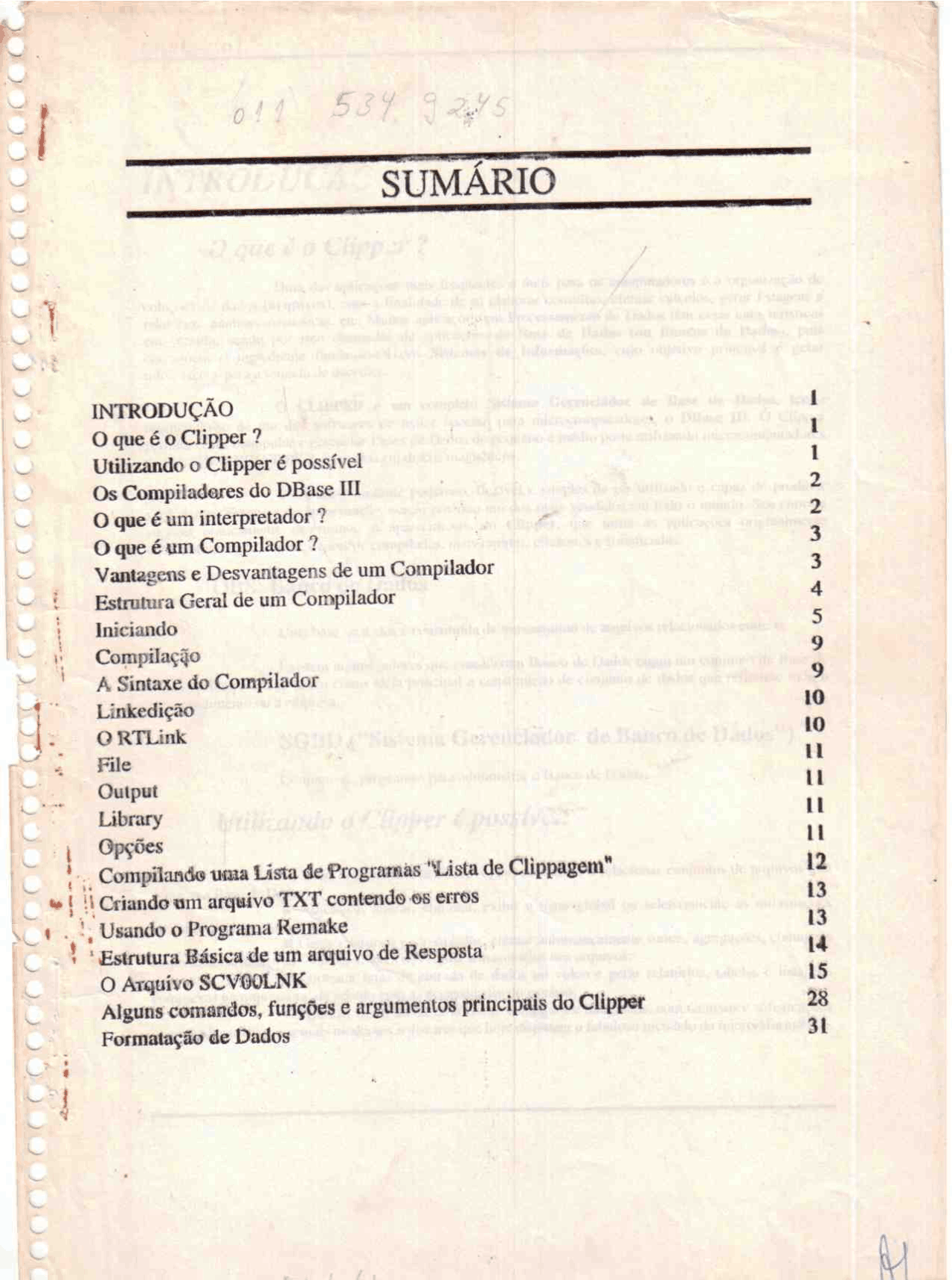 Linguagem de Programação Clipper - Linguagem de Programação Clipper ...