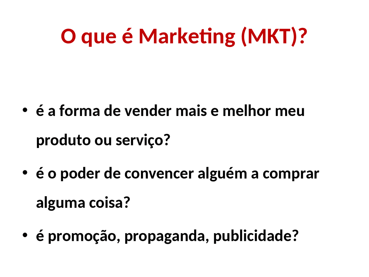 Revisando MKT - Conceitos básico de marketing - Docsity