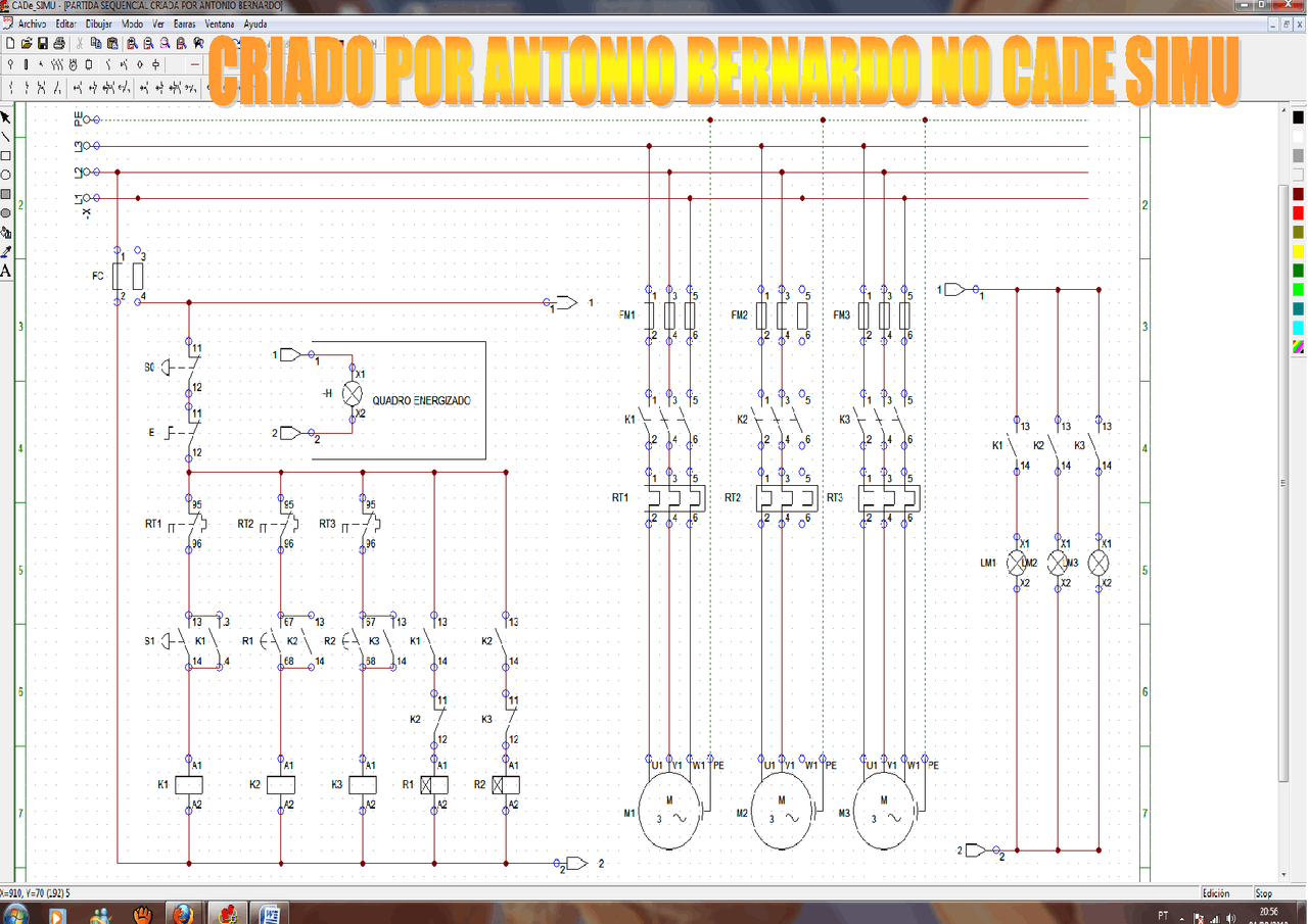 Arquivo criado no cade simu - PROGRAMA DE CRIAÇÃO E SIMULAÇÃO DE ...