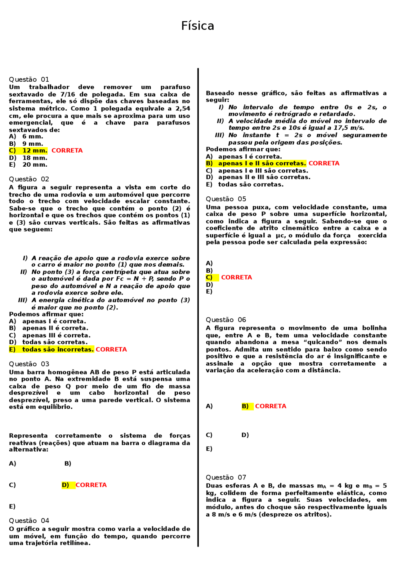 Provas Antigas Do Cefet - RETOEDU