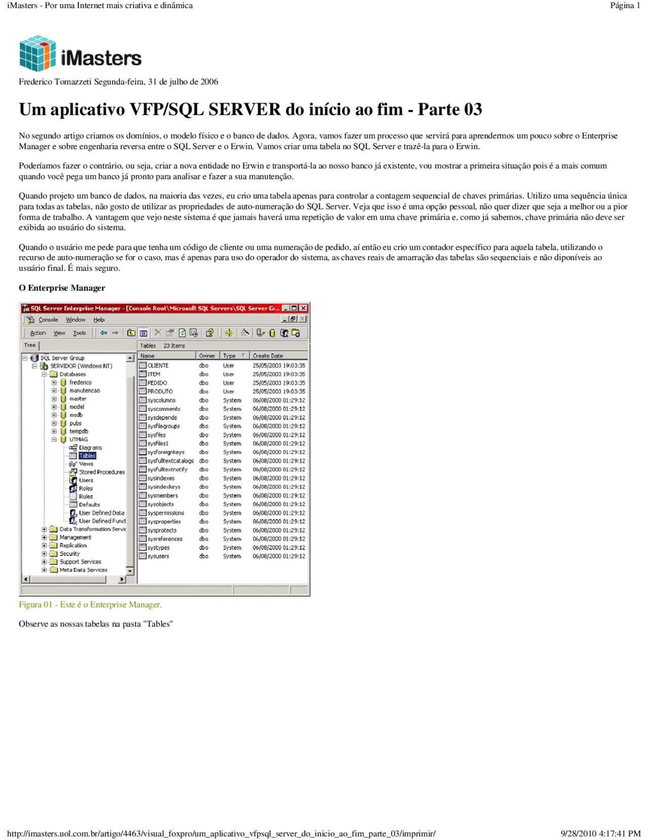 Visual FoxPro - Um aplicativo VFP-SQL SERVER do início ao fim - Parte ...
