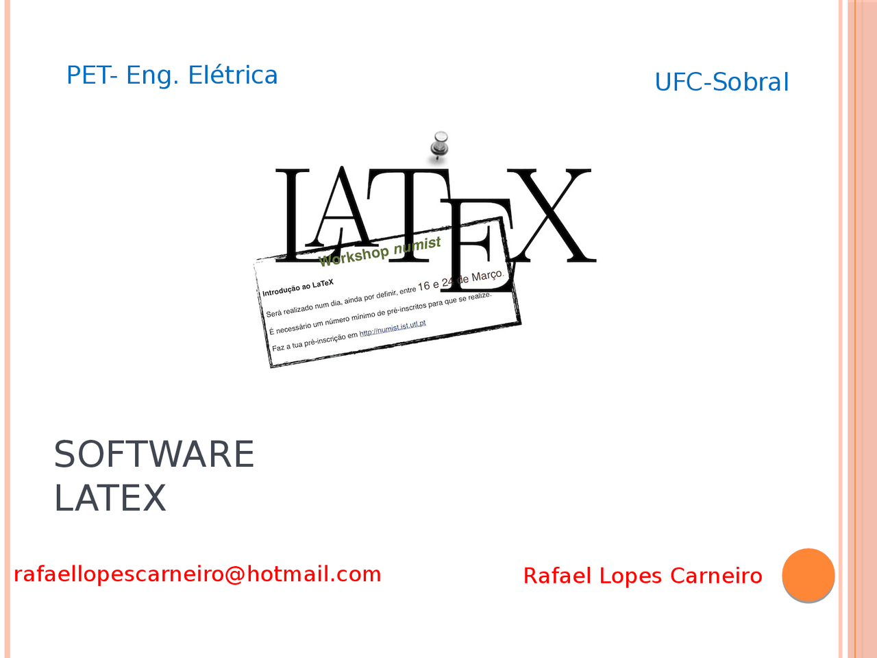 Minicurso para quem está começando a programar na linguagem Tex ...
