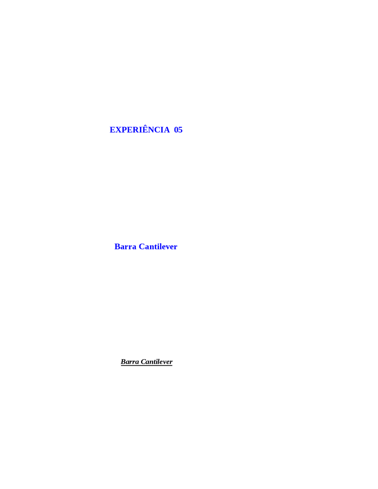Barra Cantilever Barra Cantilever Docsity