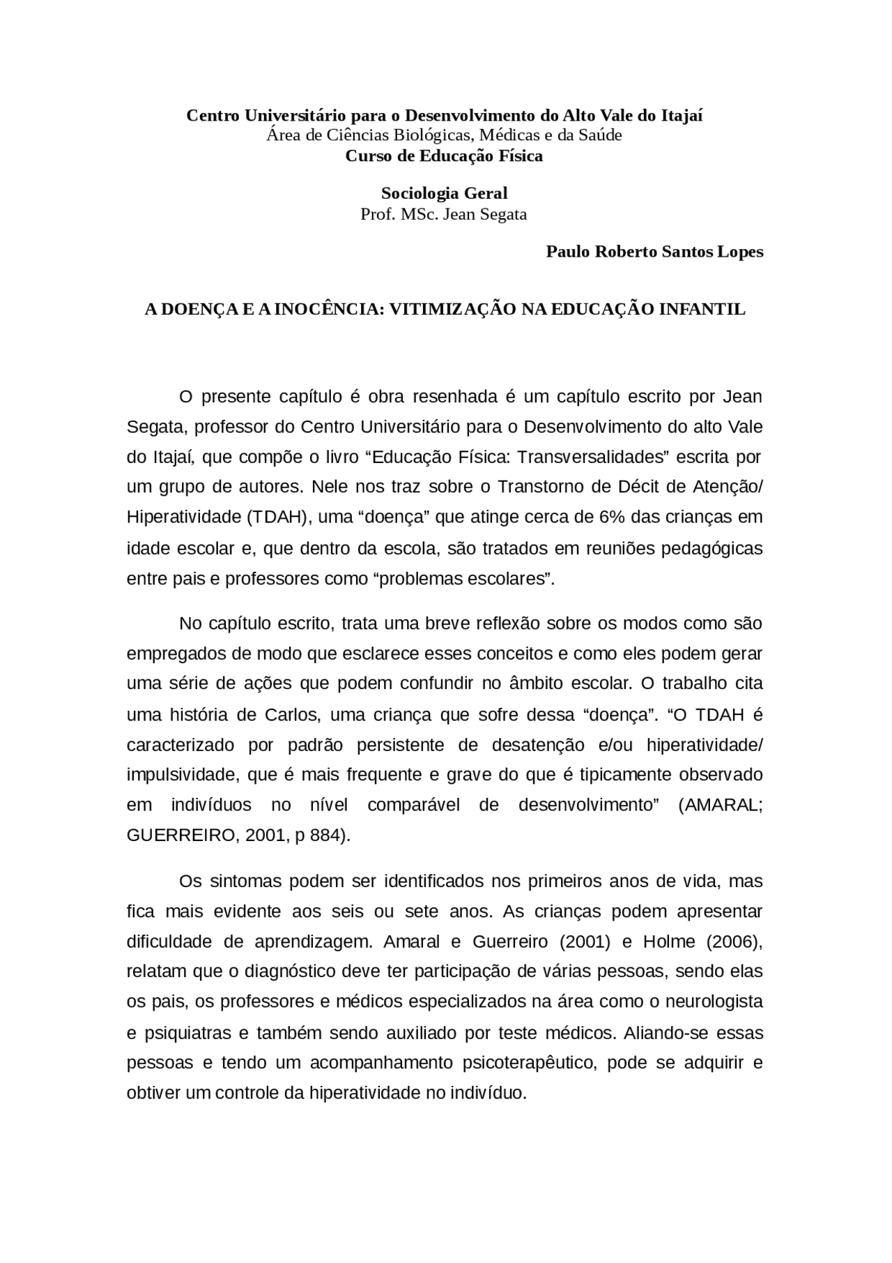 Resenha Acadêmica Descritiva – Formatação de resenha ABNT: 5 passos de ...