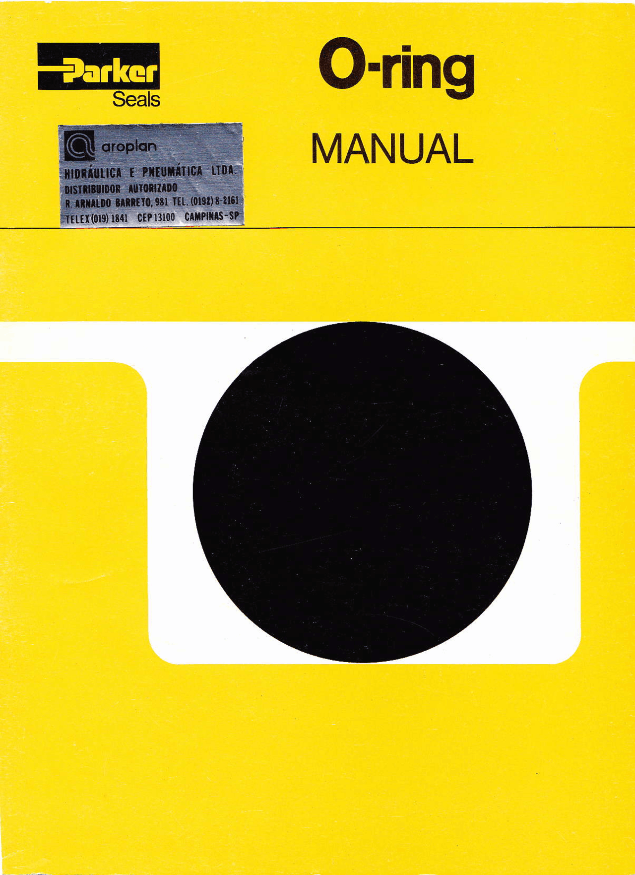 Parker Seals Oring Manual Manual com dados técnicos para projetos