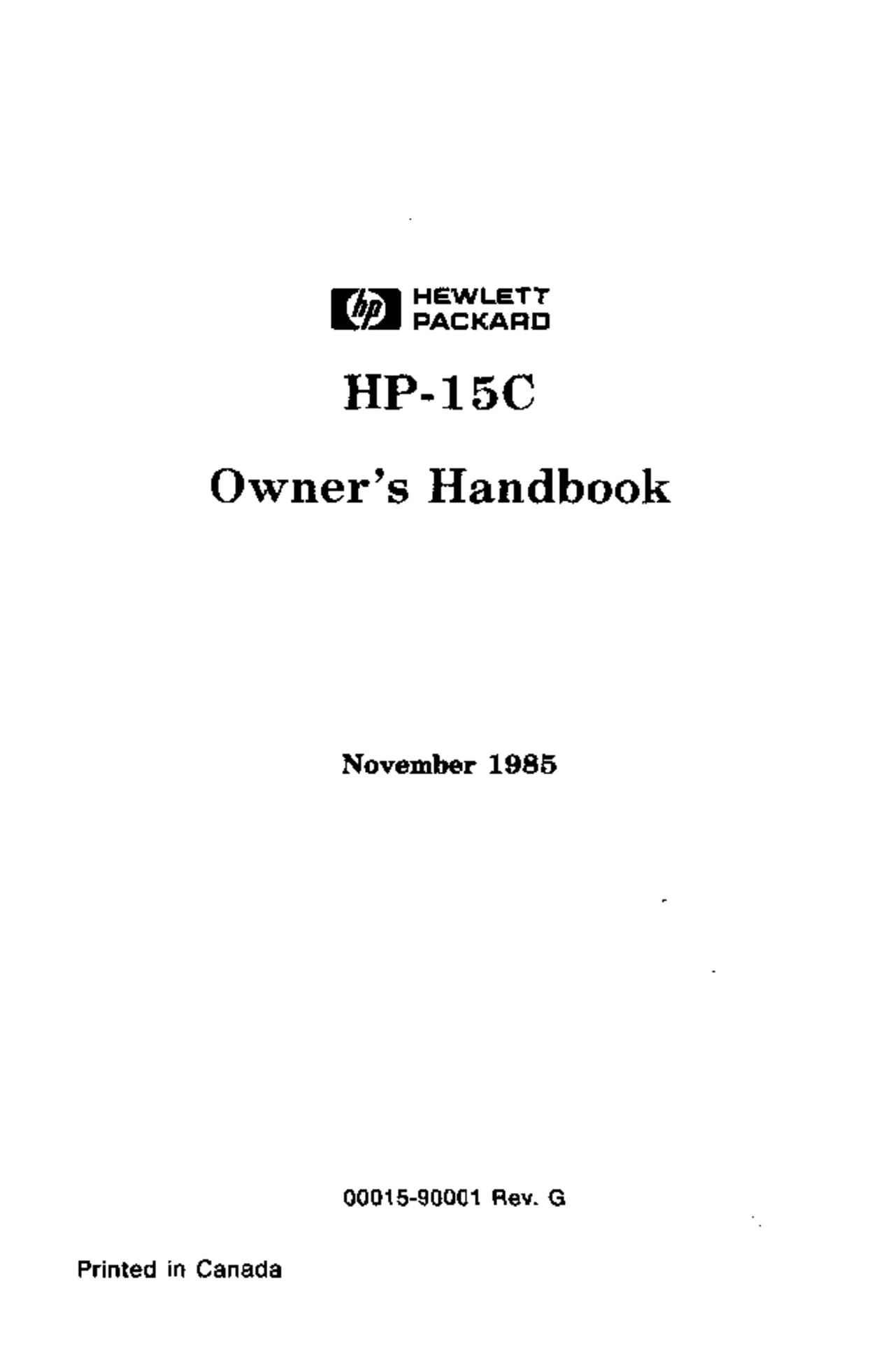 Hp 15c Owner S Handbook Manual Da Hp 15 C Para Quem Tem O Aplicativo No Iphone Docsity