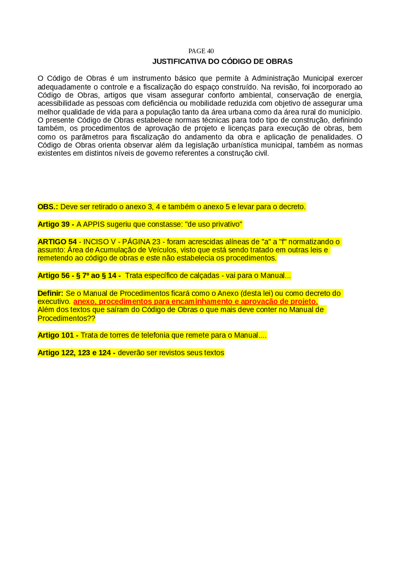 Codigo de obra - cascavel - codidgo de obras de cascvel-pr - Docsity