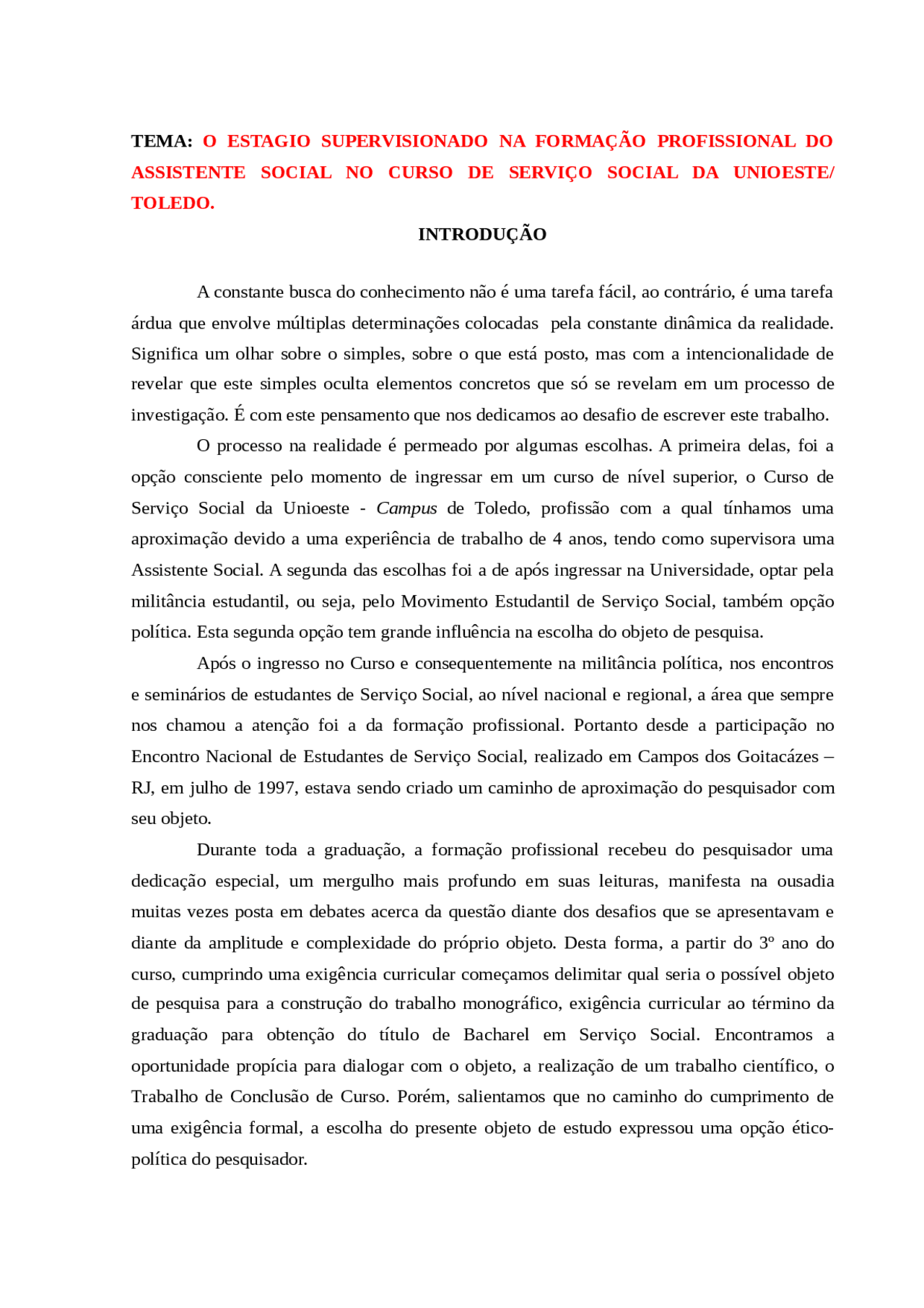 Modelos De Trabalho Academico - NAZAEDU