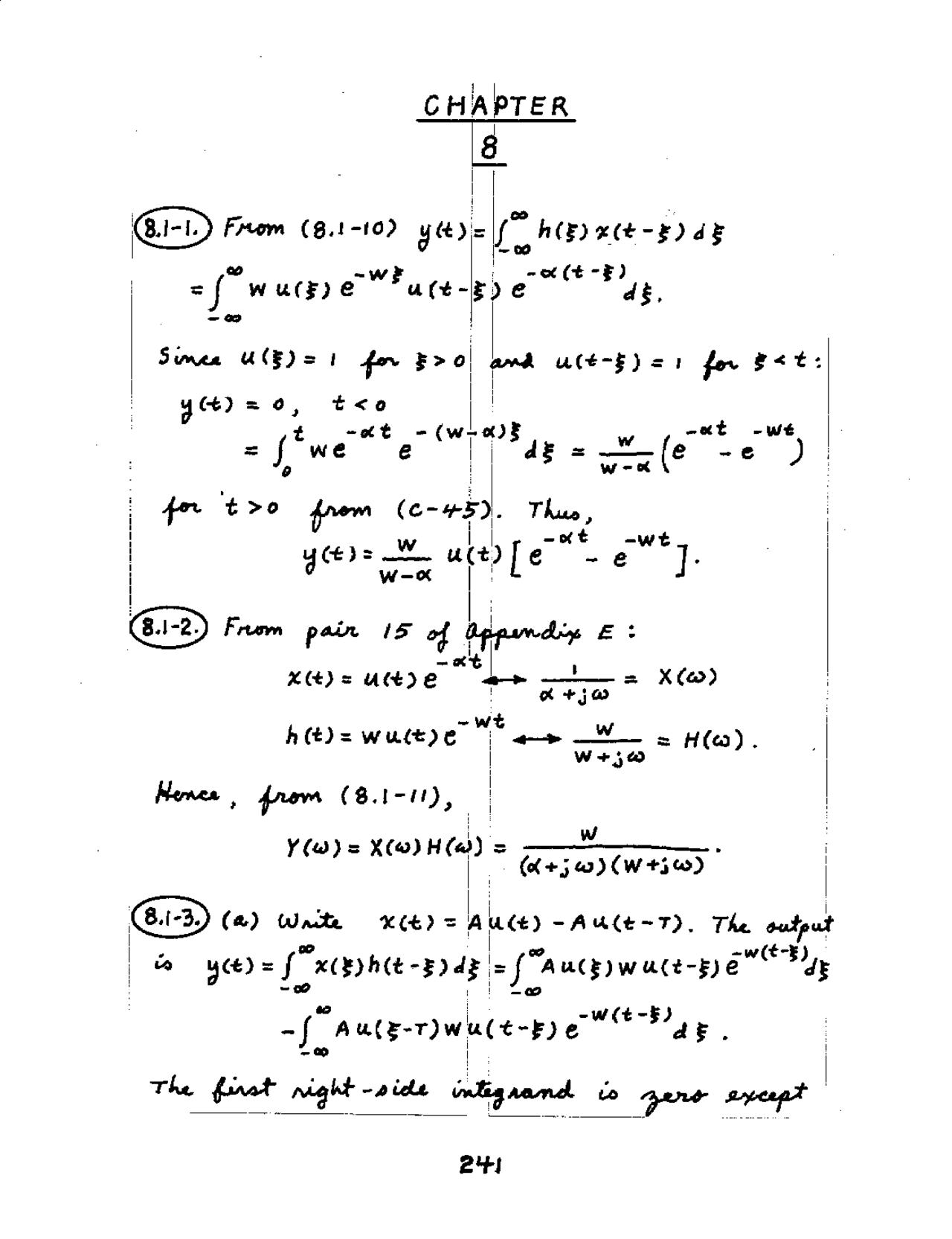 Cap 8 Peebles Solution To Probability Random Variables And Random Signal Principles Docsity