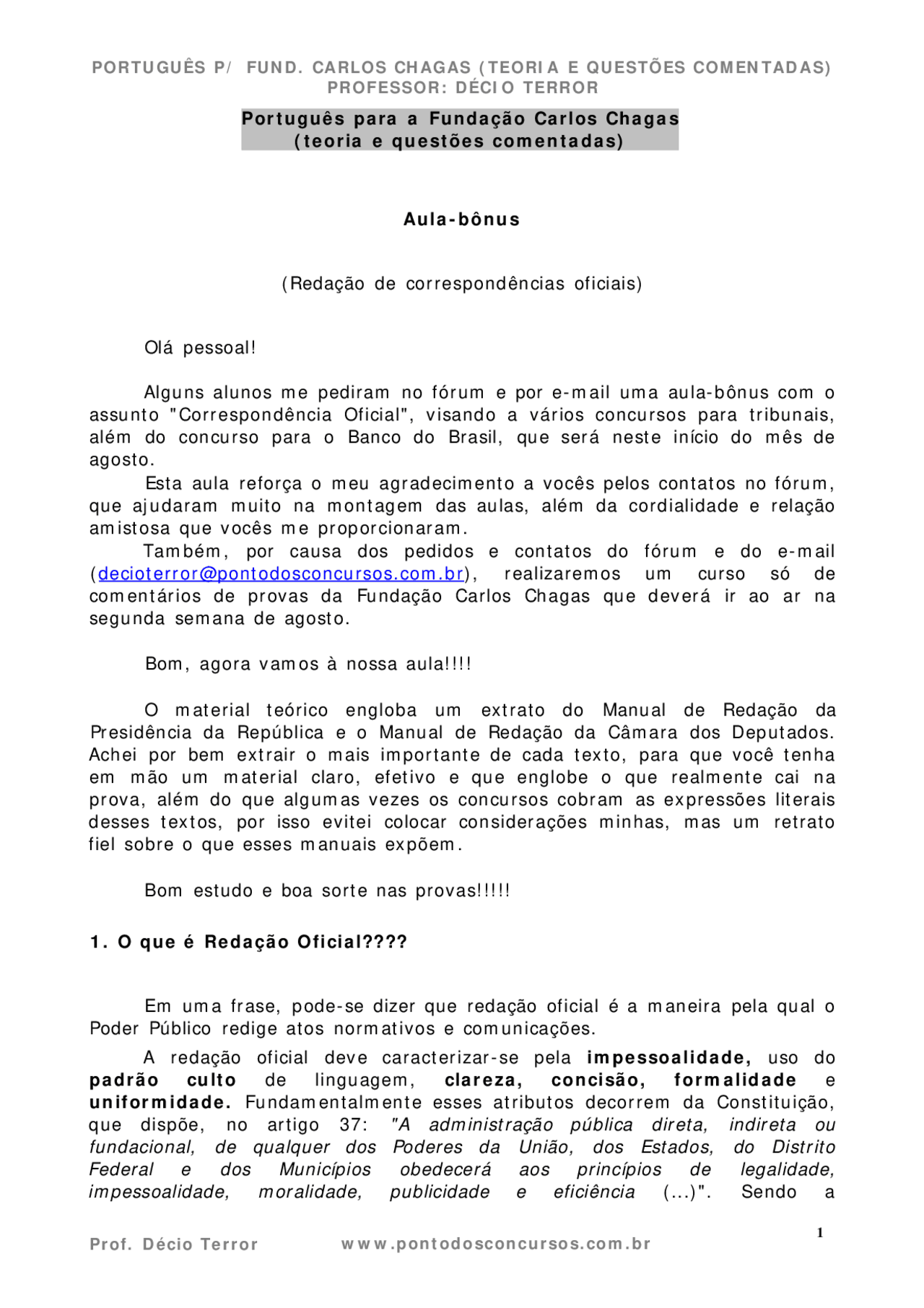 Aula 11 PORTUGUÊS - PORTUGUÊS PDF - Docsity