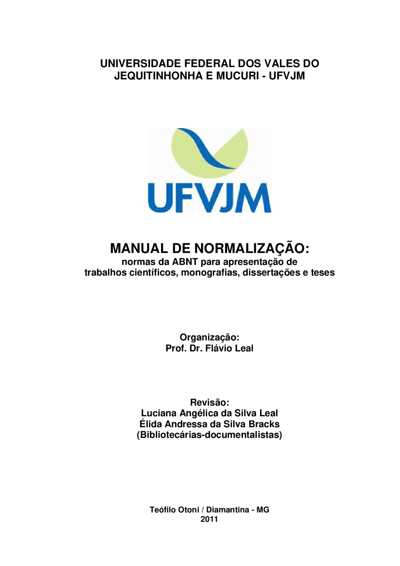 Normas da ABNT para apresentação de trabalhos científicos, monografias ...